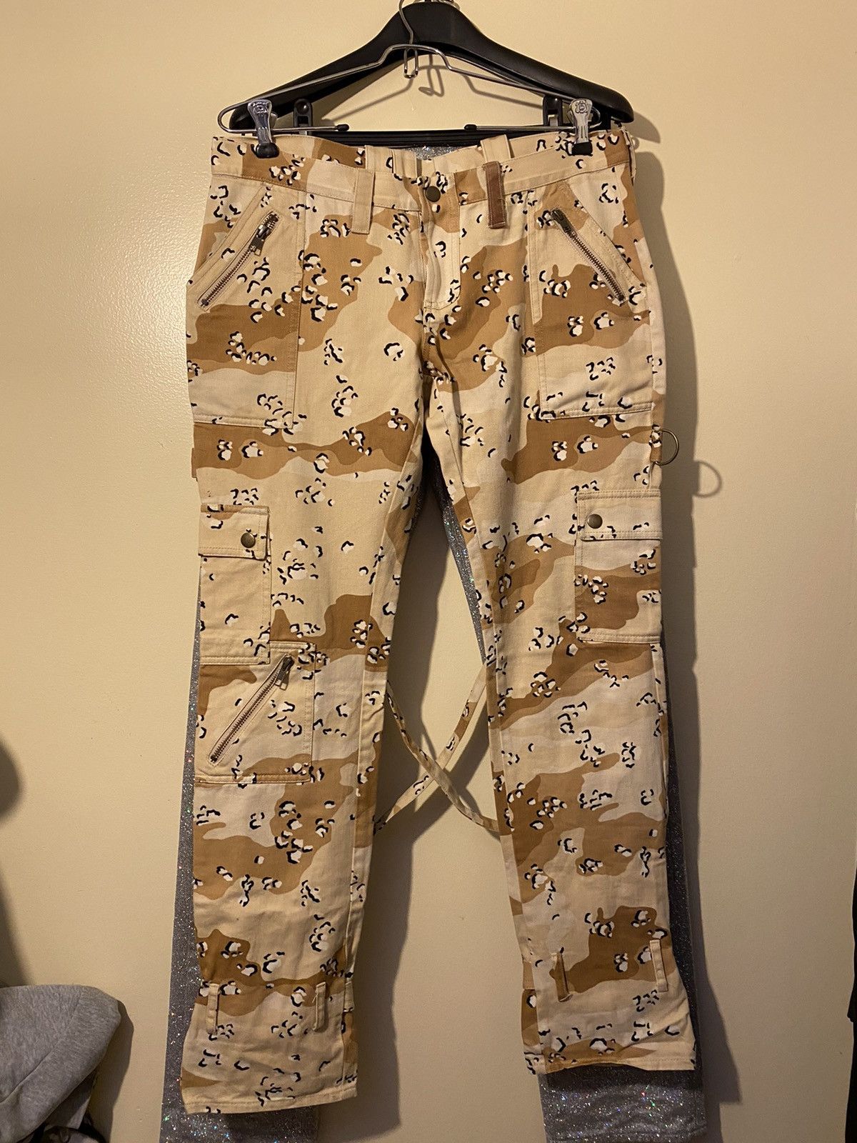 Camo store bondage pants