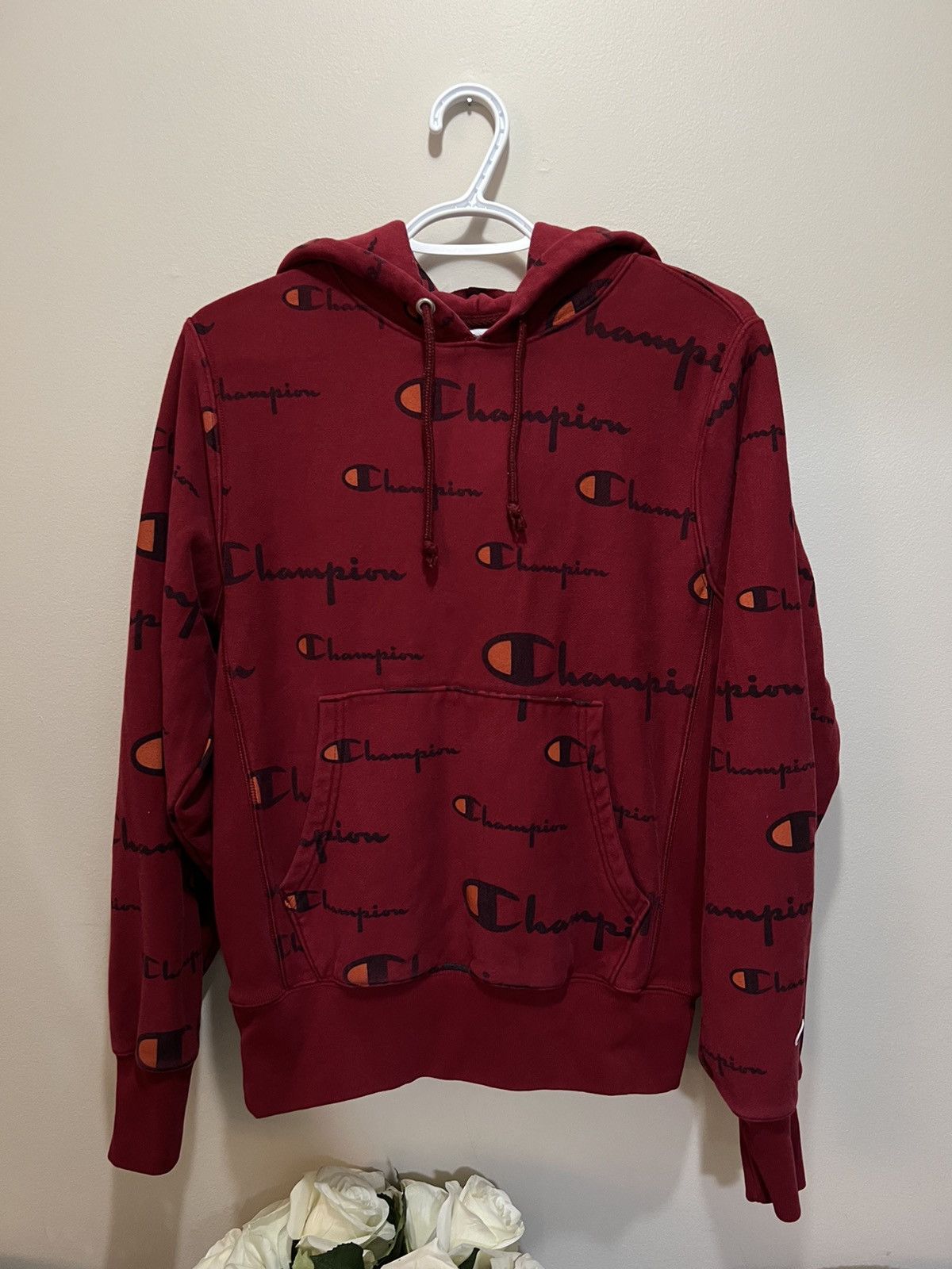 Champion CHAMPION ALL OVER PRINT HOODIE Size US S / EU 44-46 / 1 - 1 Thumbnail