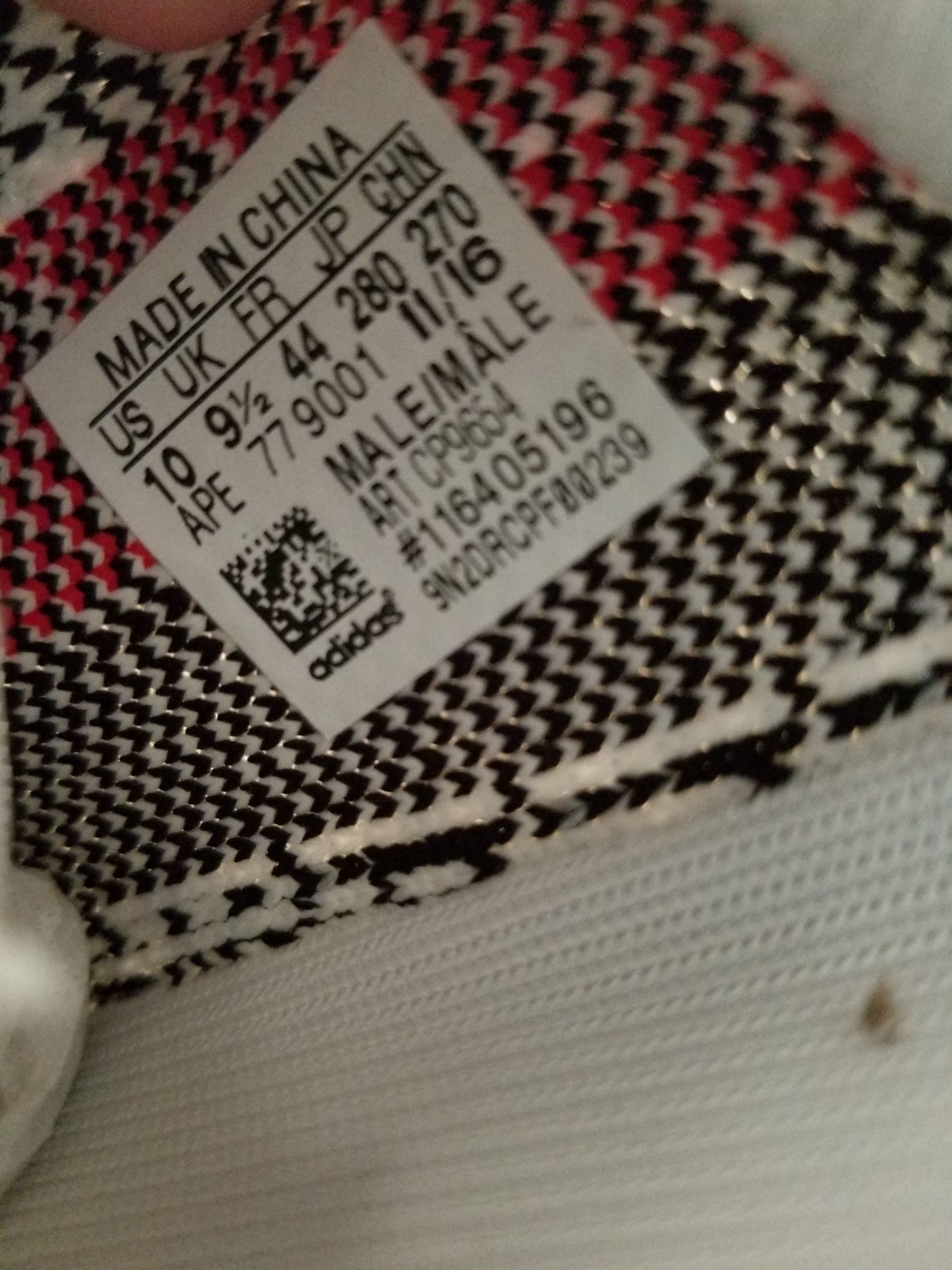 Adidas Yeezy Boost 350 V2 Zebra W/Receipt Size US 10 / EU 43 - 11 Thumbnail