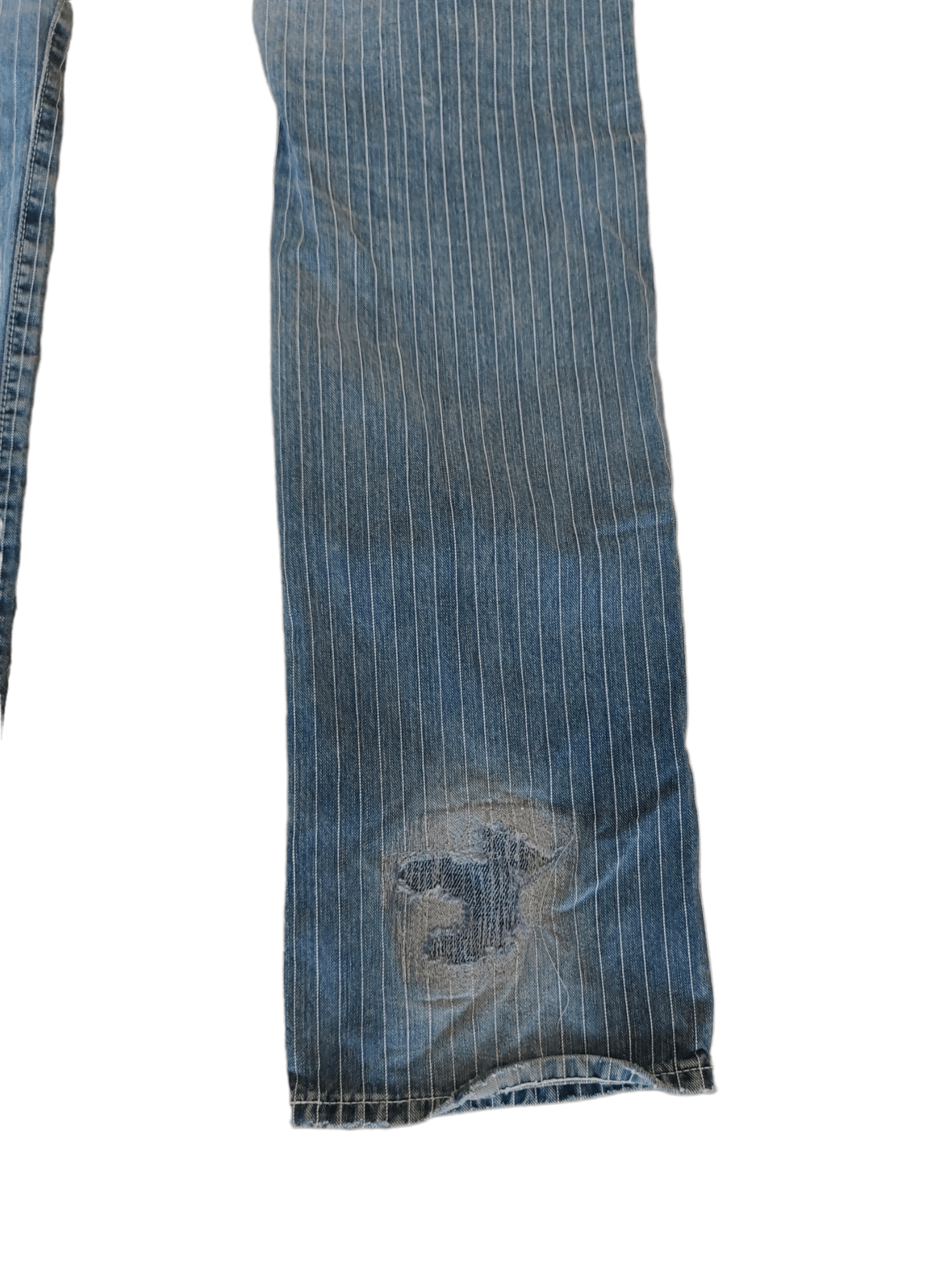 Backbone Vintage Backbone Japan Wabash Distressed Denim Pants Size US 32 / EU 48 - 8 Thumbnail