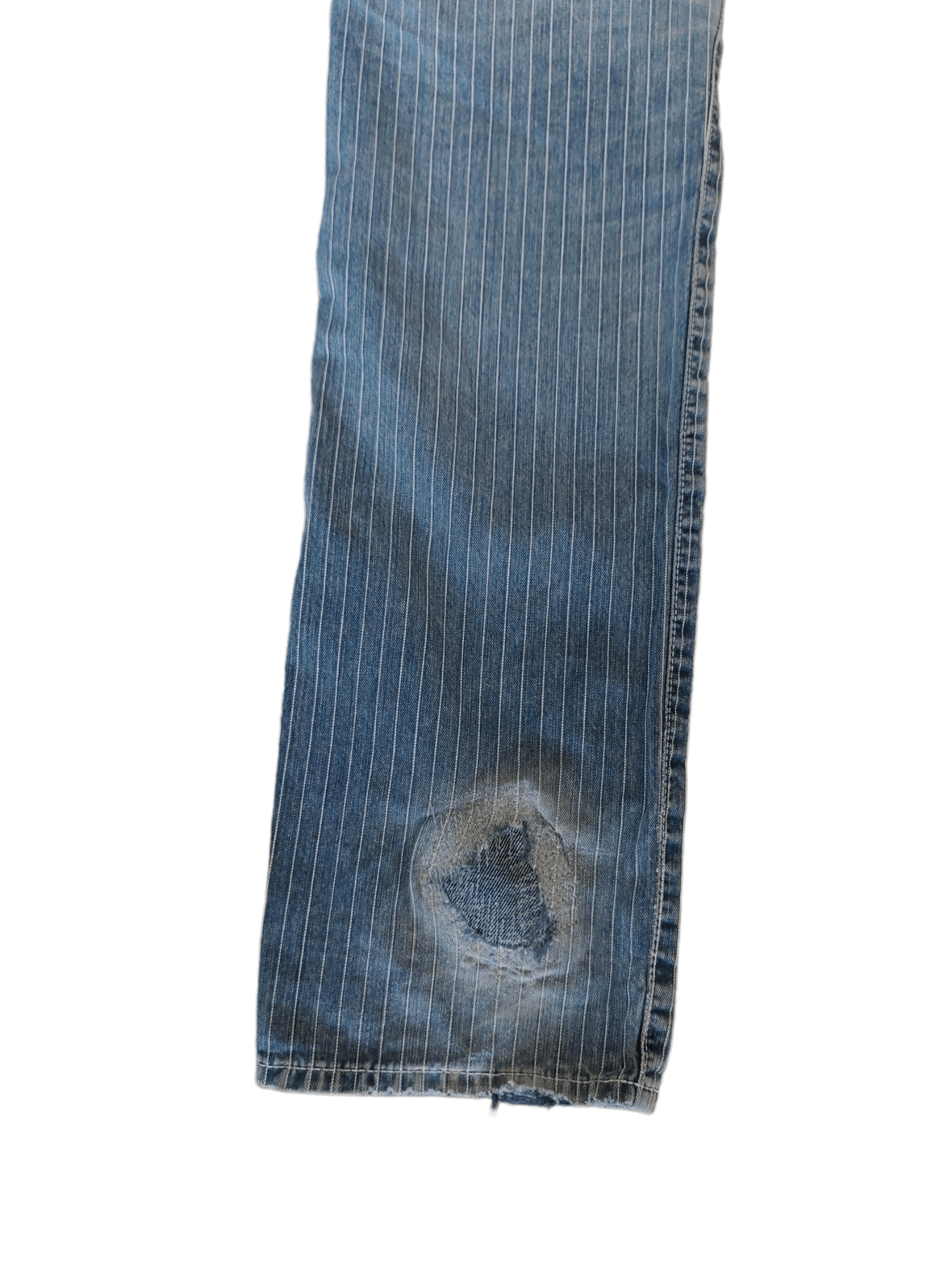 Backbone Vintage Backbone Japan Wabash Distressed Denim Pants Size US 32 / EU 48 - 9 Thumbnail