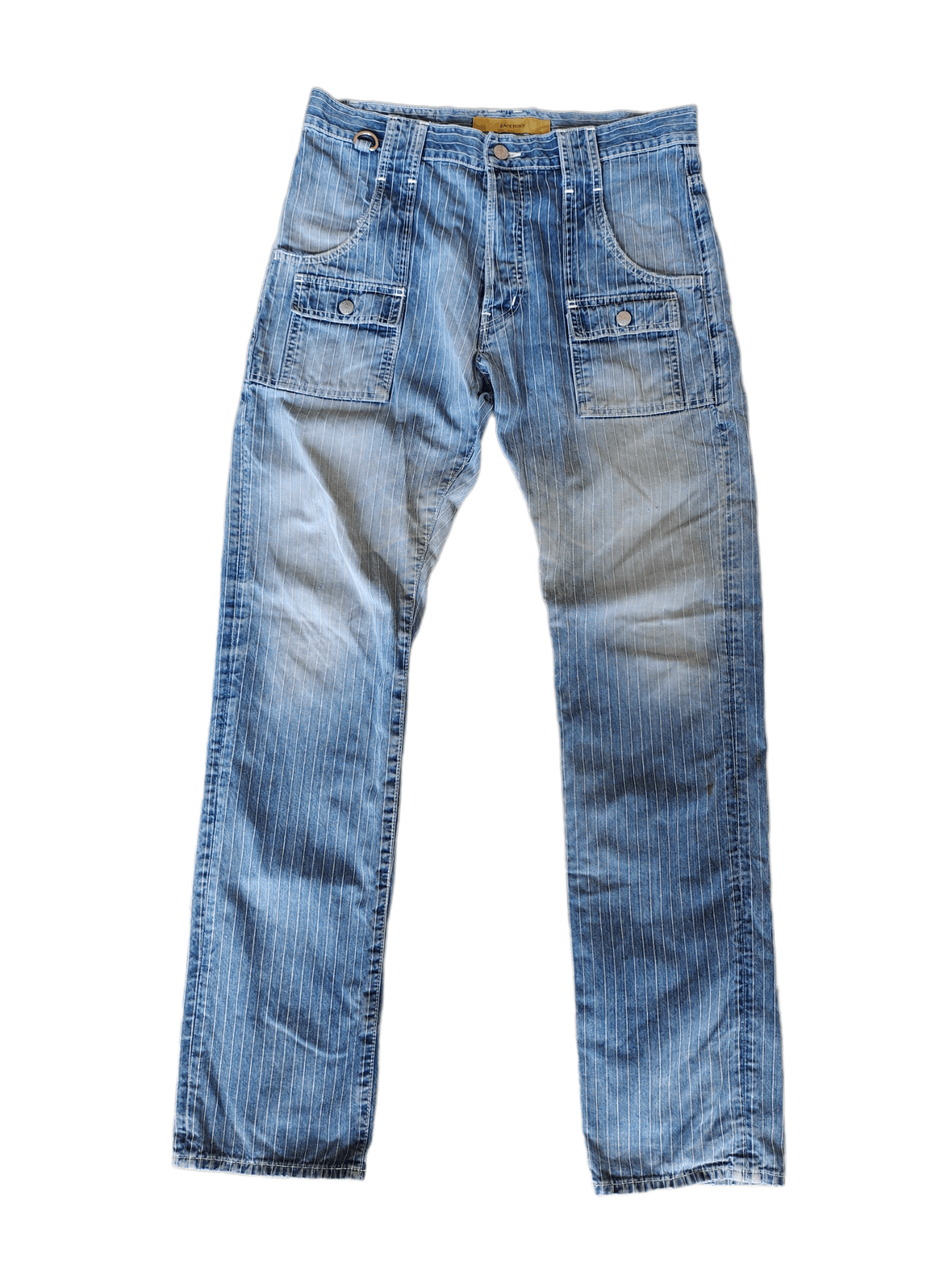 Backbone Vintage Backbone Japan Wabash Distressed Denim Pants | Grailed