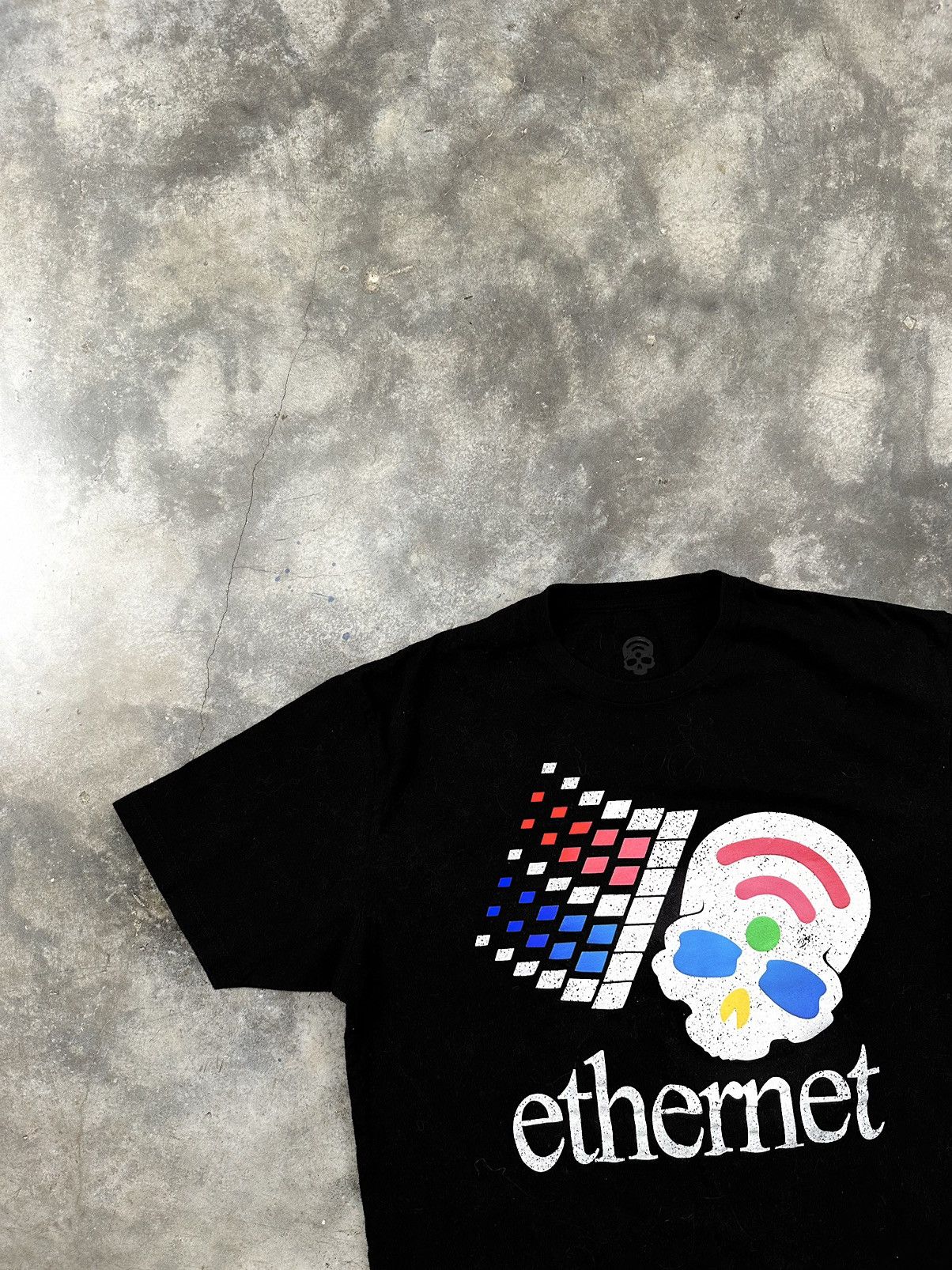 Other Wifisfuneral Ethernet Mixtape Skull Windows Tee Black Size US L / EU 52-54 / 3 - 2 Thumbnail