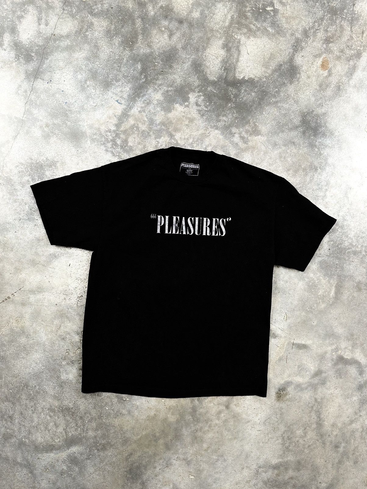 Pleasures Pleasures OG Glitter Logo Tee Black Sz. XL Size US XL / EU 56 / 4 - 1 Thumbnail