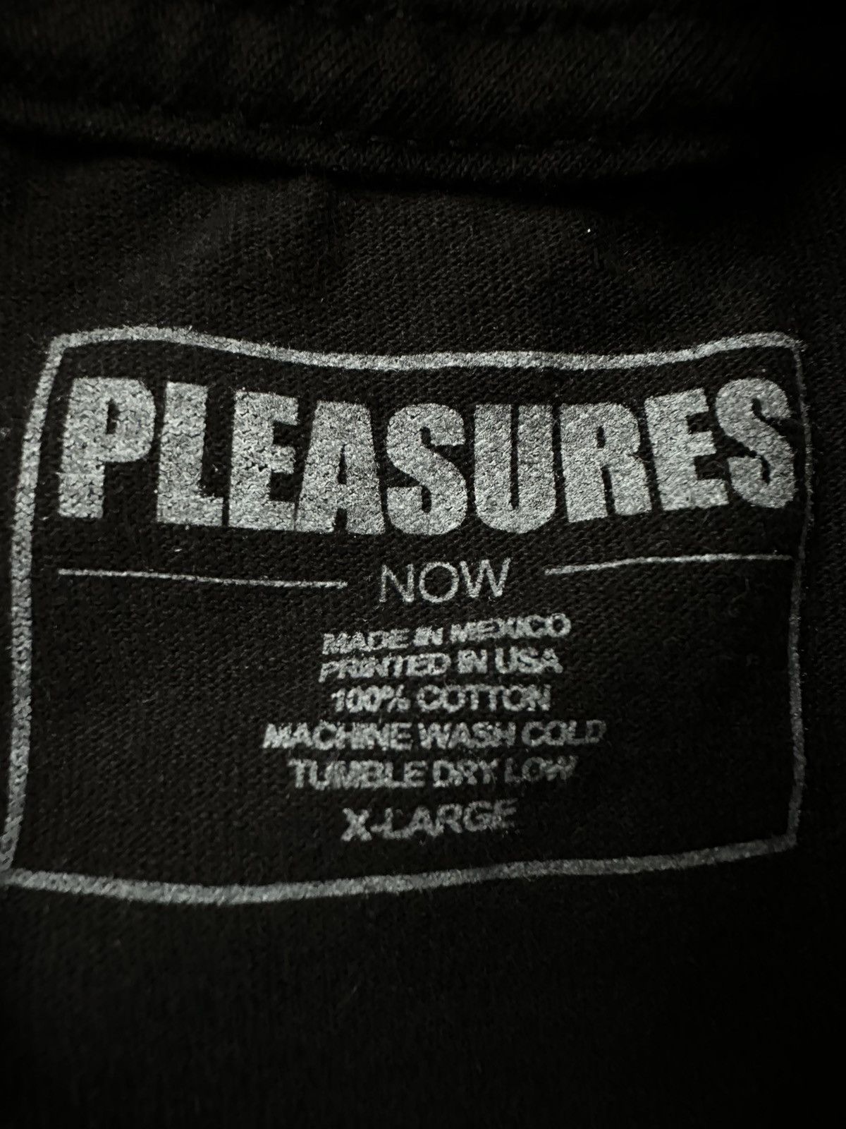 Pleasures Pleasures OG Glitter Logo Tee Black Sz. XL Size US XL / EU 56 / 4 - 3 Thumbnail