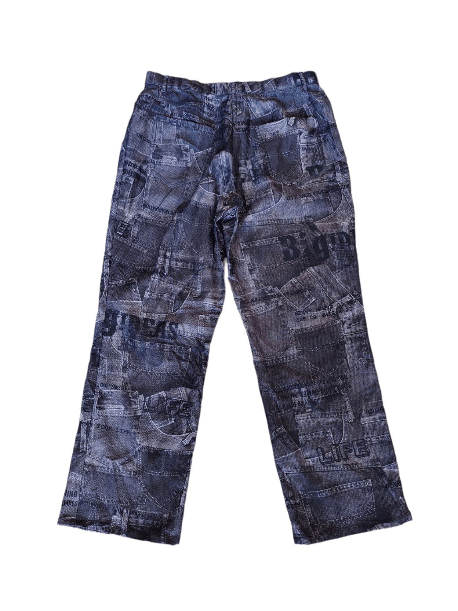 Hysteric Glamour 🇯🇵 Vintage SOUBI COLLECTION Fullprint Baggy Pants Size US 32 / EU 48 - 1 Thumbnail