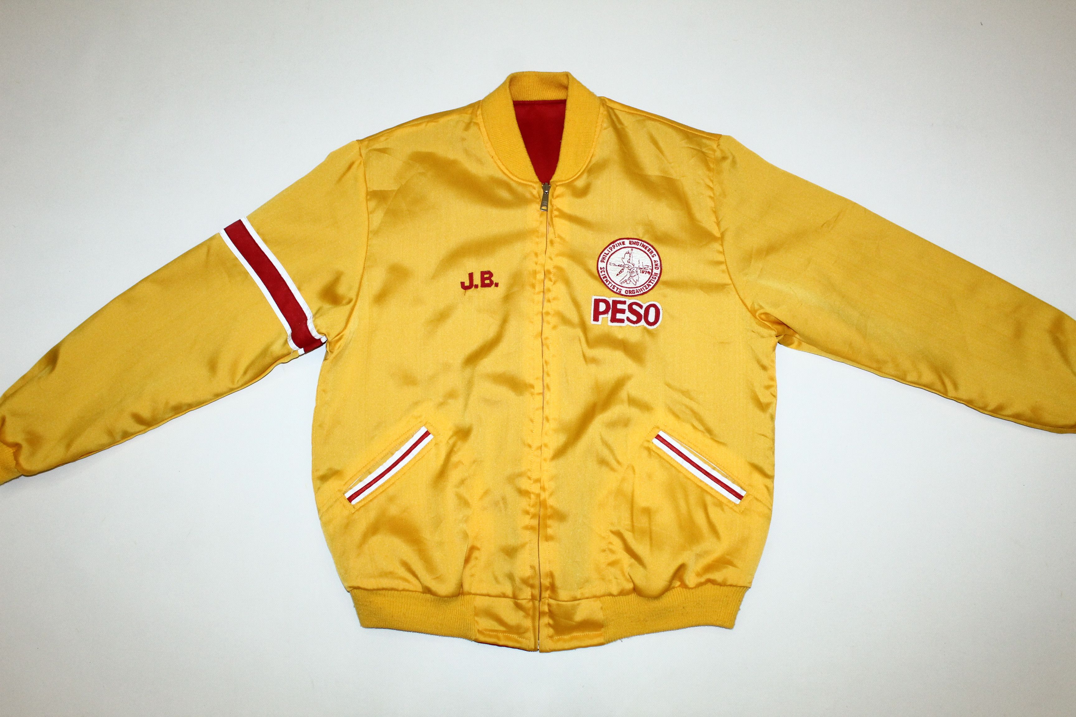 Peso 🔥RARE VTG🔥 PESO Chicago Reversible Varsity Bomber Jacket Size US L / EU 52-54 / 3 - 4 Thumbnail