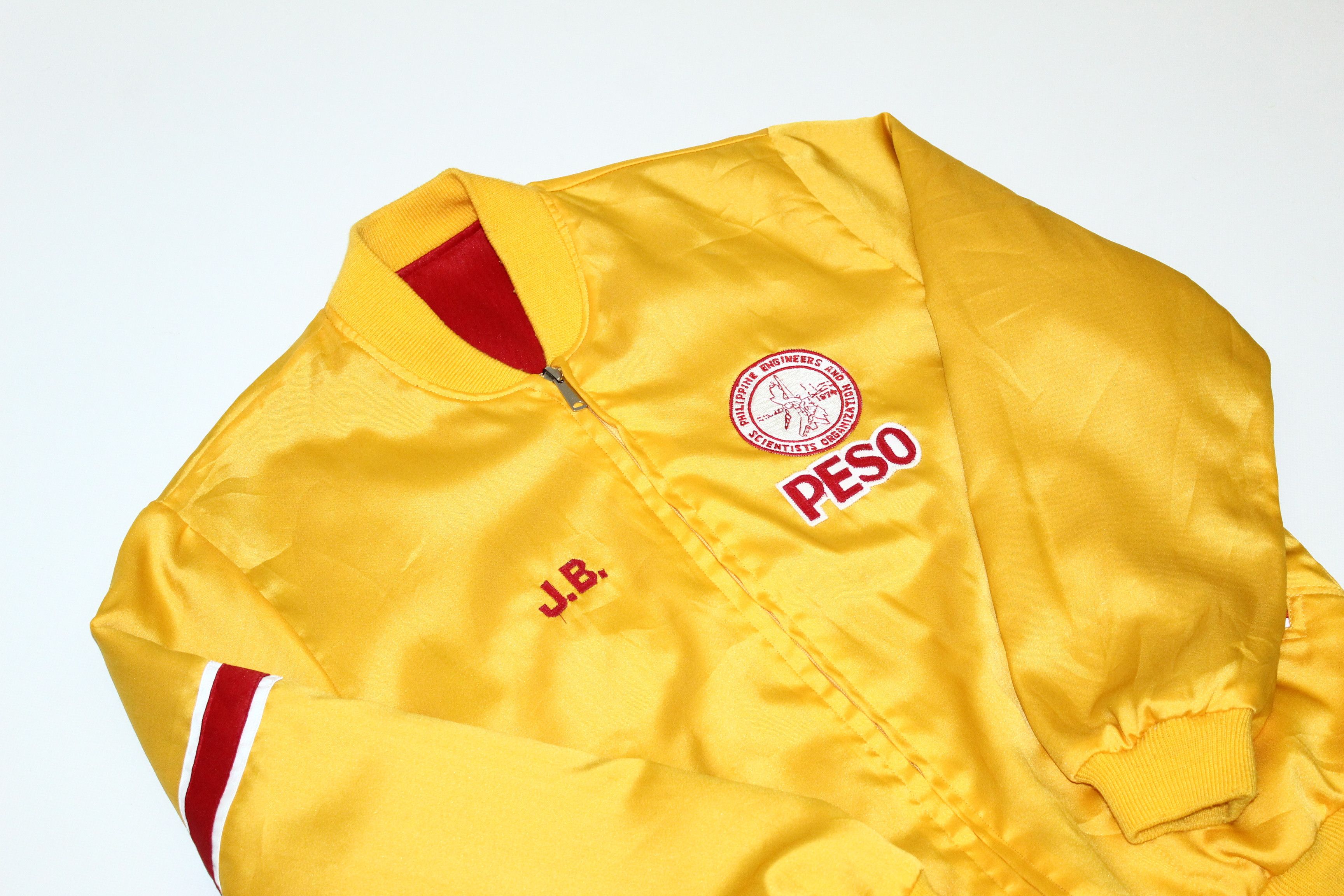 Peso 🔥RARE VTG🔥 PESO Chicago Reversible Varsity Bomber Jacket Size US L / EU 52-54 / 3 - 6 Thumbnail