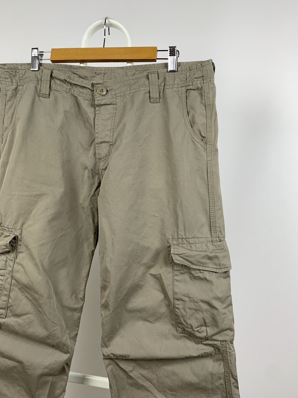 Carhartt 90s Vintage Carhartt Beige Thrift Cargo Pants Travis Style Size US 33 - 8 Thumbnail