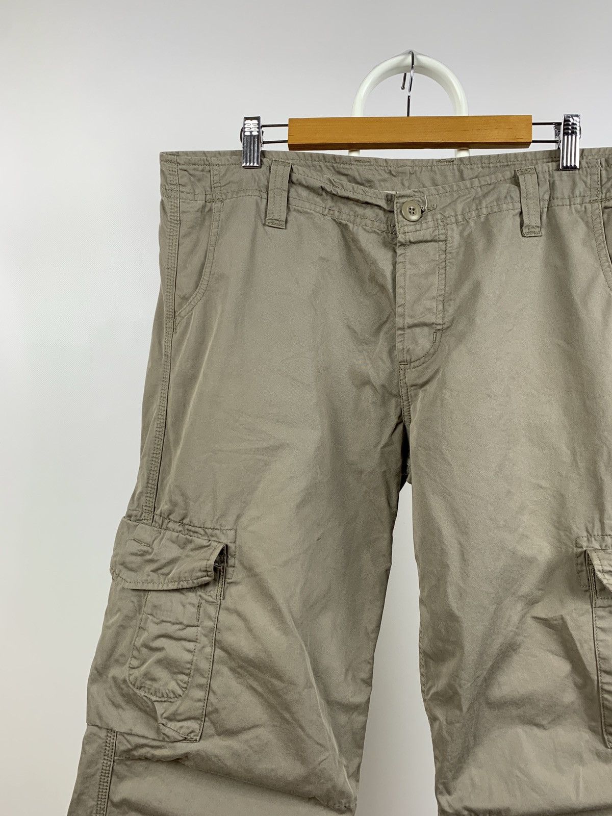 Carhartt 90s Vintage Carhartt Beige Thrift Cargo Pants Travis Style Size US 33 - 14 Thumbnail
