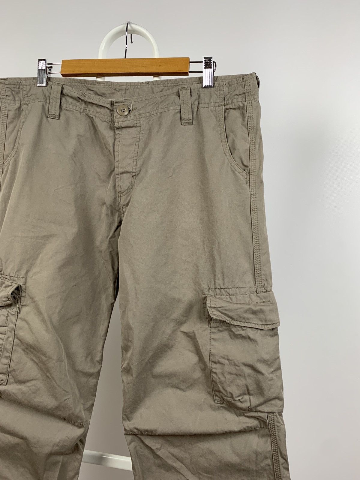Carhartt 90s Vintage Carhartt Beige Thrift Cargo Pants Travis Style Size US 33 - 11 Thumbnail