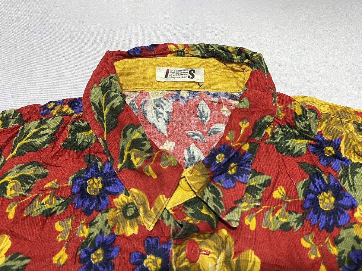Issey Miyake Vintage Issey Sport Issey Miyake Floral Boxy Button Up Size US L / EU 52-54 / 3 - 5 Thumbnail