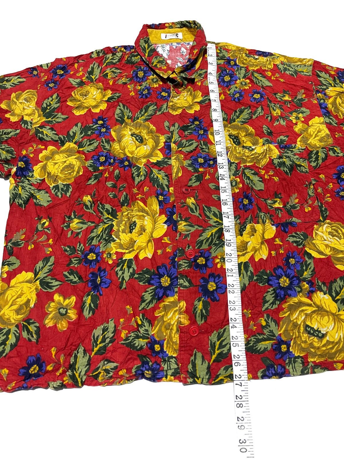 Issey Miyake Vintage Issey Sport Issey Miyake Floral Boxy Button Up Size US L / EU 52-54 / 3 - 11 Thumbnail