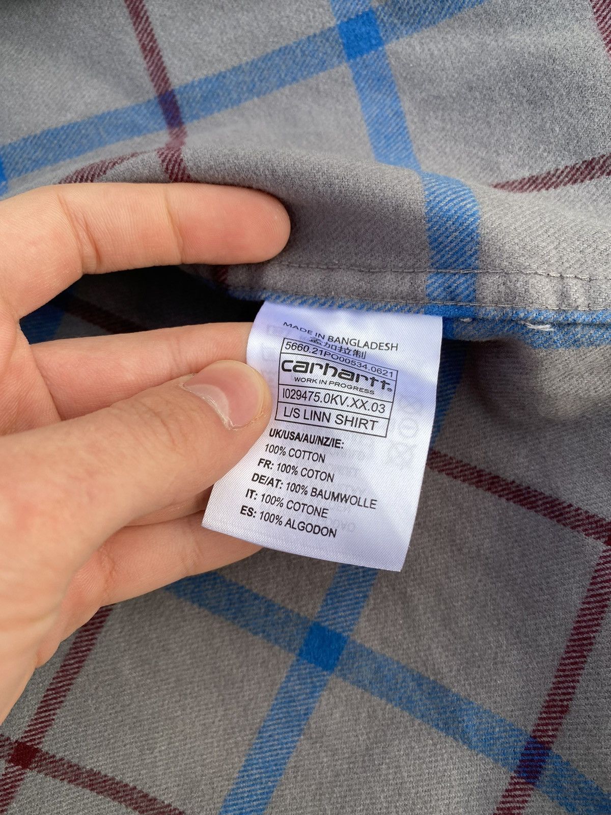Carhartt × Carhartt Wip Carhartt linn shirt loose shiver Size US XXL / EU 58 / 5 - 9 Thumbnail