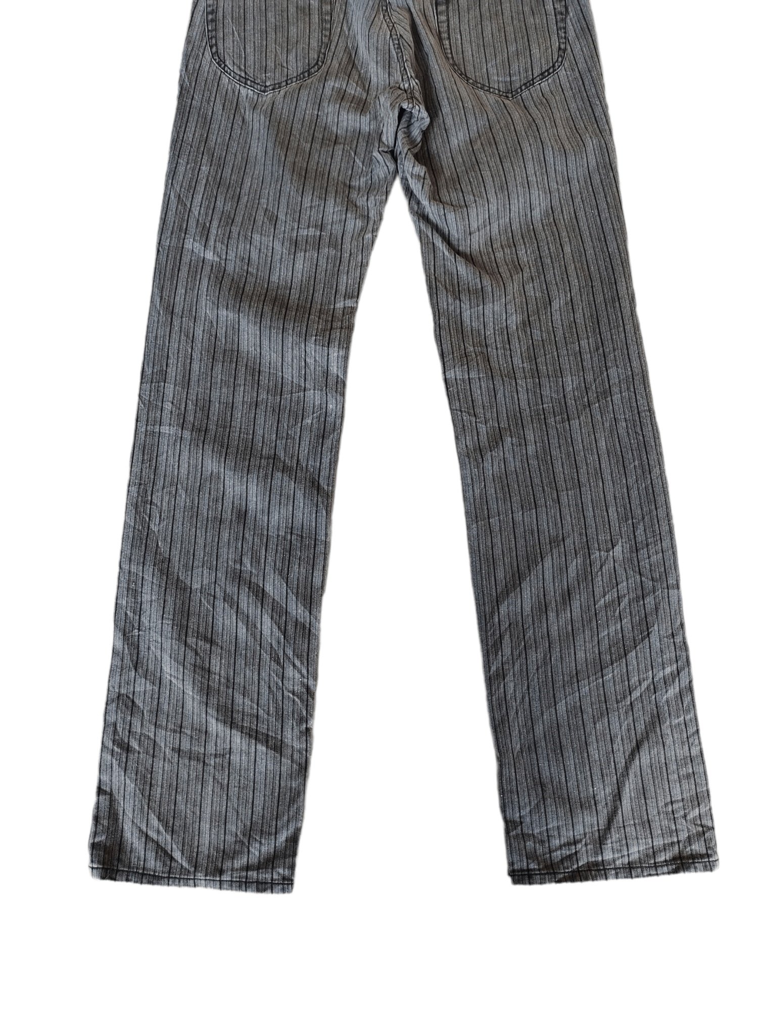 Matsuda Nicole Club For Men Striped Denim Pants Size US 33 - 9 Thumbnail