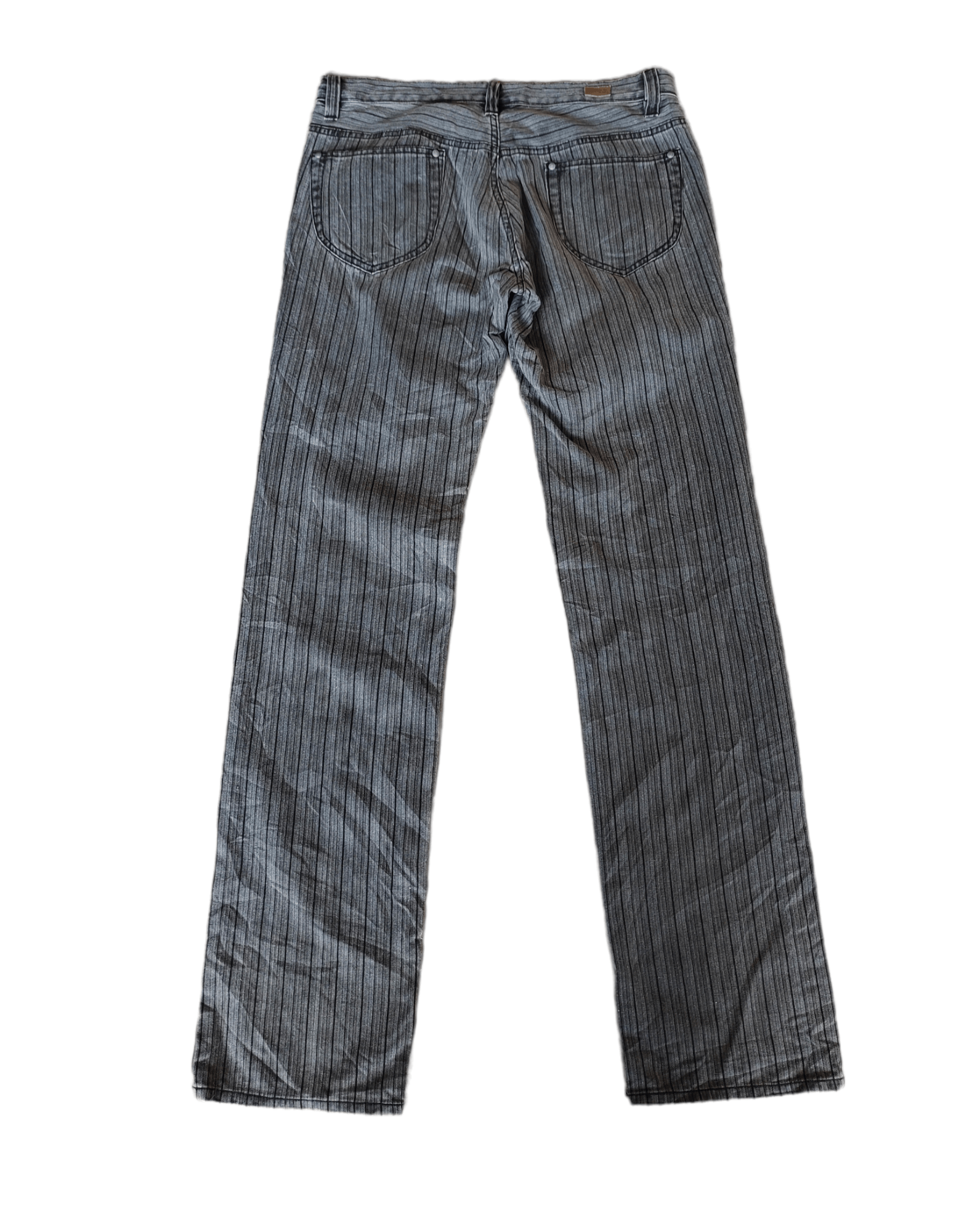 Matsuda Nicole Club For Men Striped Denim Pants Size US 33 - 7 Thumbnail