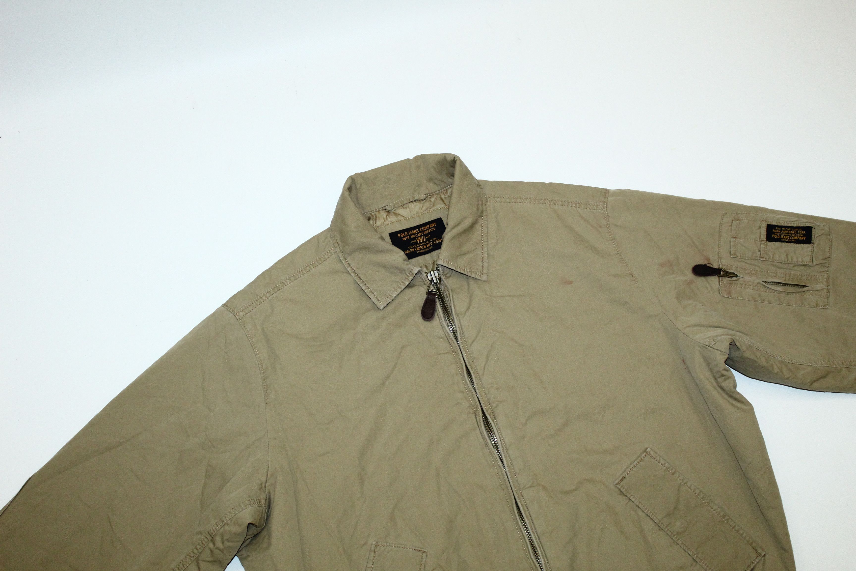 Polo Ralph Lauren Vtg Polo Jeans Co. Ralph Lauren Surplus Bomber Jacket Size US L / EU 52-54 / 3 - 3 Thumbnail