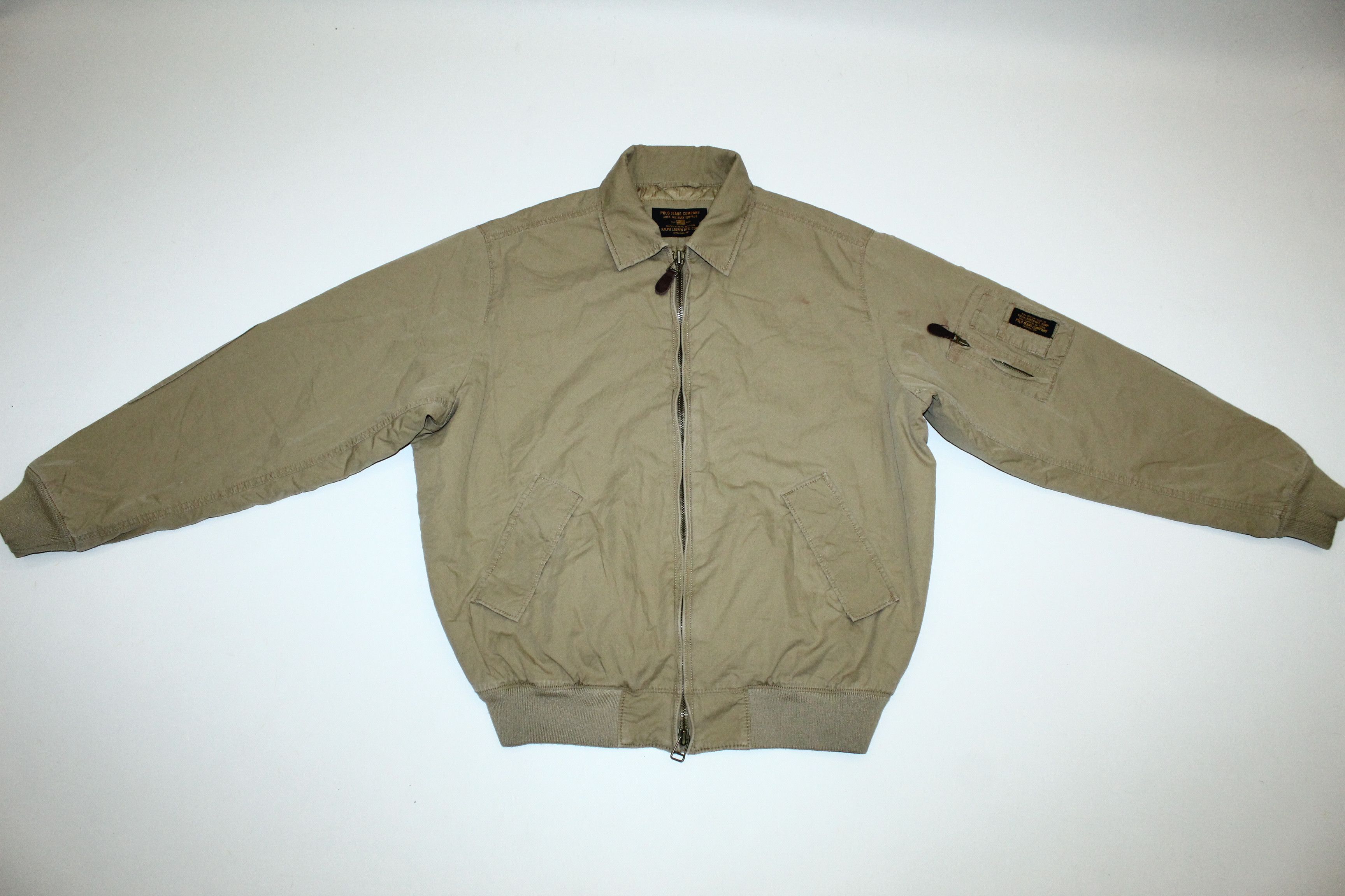 Polo Ralph Lauren Vtg Polo Jeans Co. Ralph Lauren Surplus Bomber Jacket Size US L / EU 52-54 / 3 - 2 Thumbnail