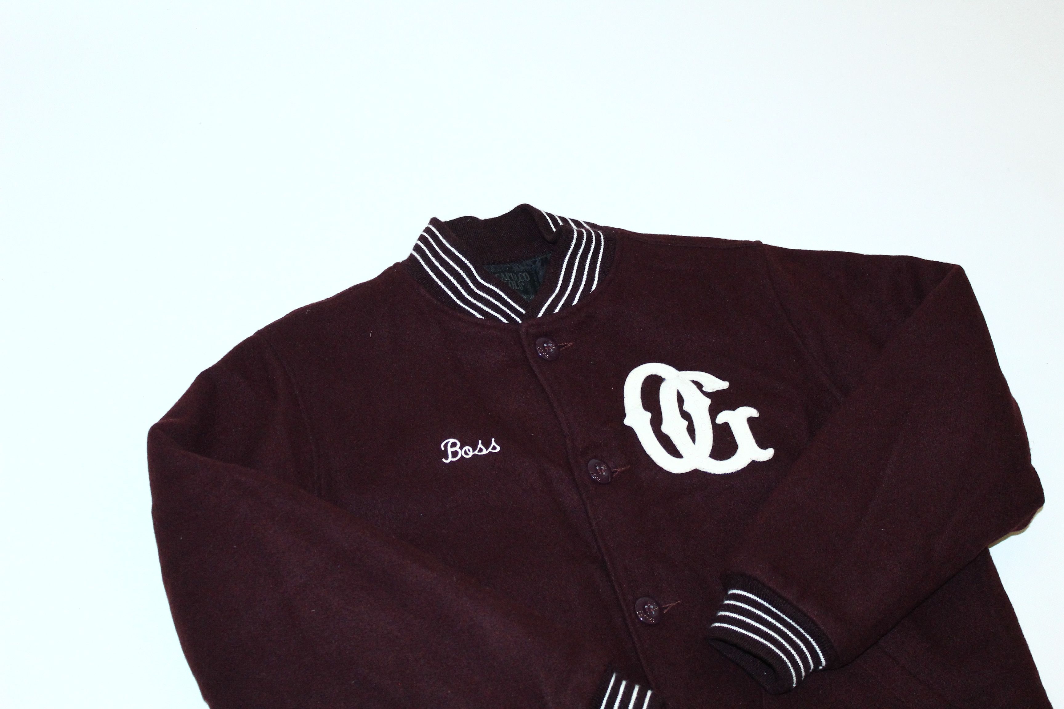 Acapulco Gold Acapulco Gold USA Fall 2011 OG Boss Baseball Varsity Jacket Size US XXL / EU 58 / 5 - 4 Thumbnail