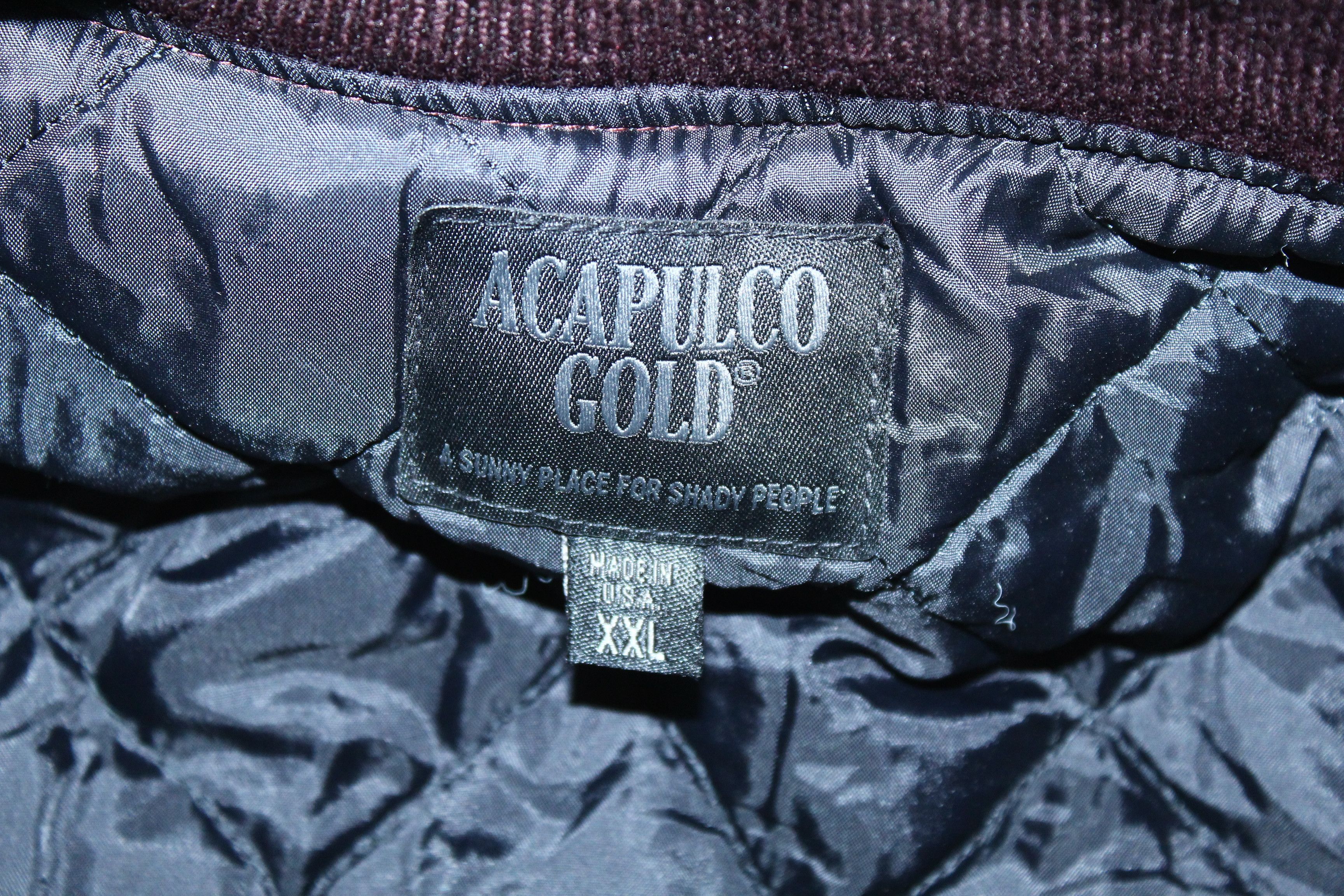 Acapulco Gold Acapulco Gold USA Fall 2011 OG Boss Baseball Varsity Jacket Size US XXL / EU 58 / 5 - 6 Thumbnail