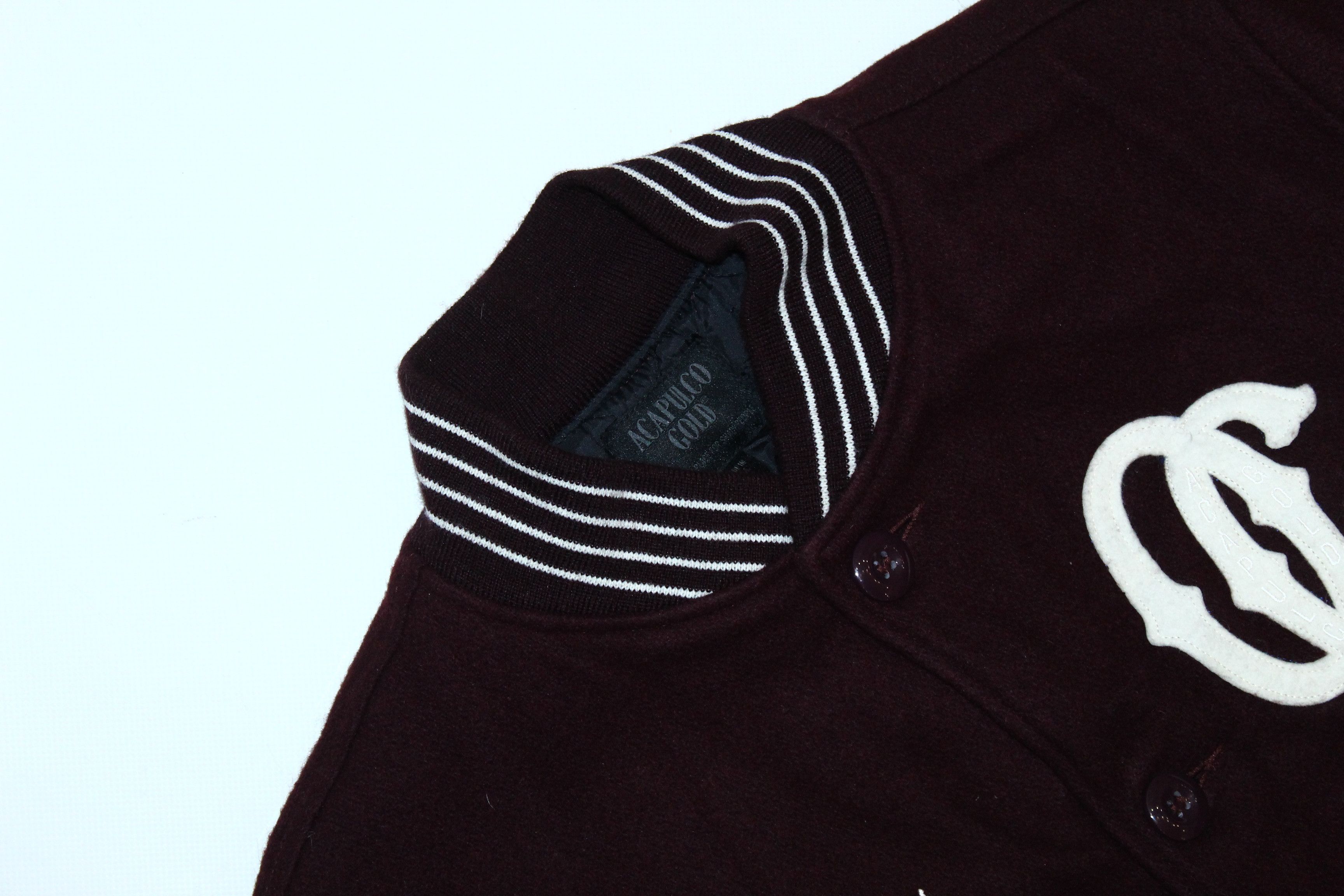 Acapulco Gold Acapulco Gold USA Fall 2011 OG Boss Baseball Varsity Jacket Size US XXL / EU 58 / 5 - 5 Thumbnail
