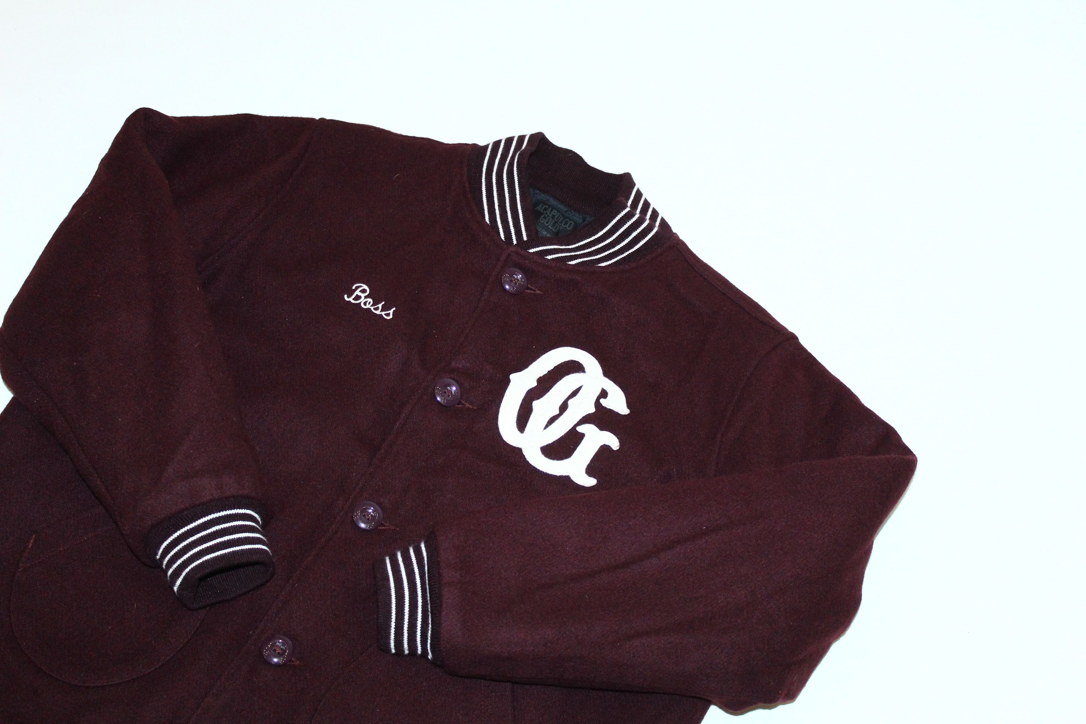 Acapulco Gold Acapulco Gold USA Fall 2011 OG Boss Baseball Varsity Jacket Size US XXL / EU 58 / 5 - 3 Thumbnail