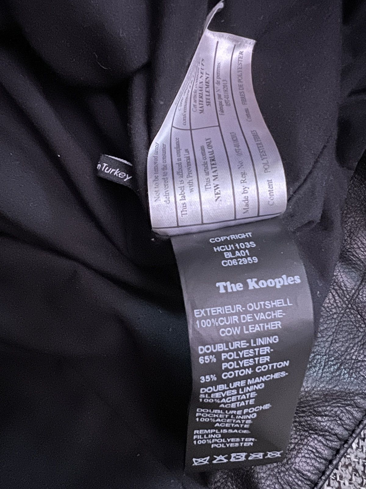 The Kooples Heavy Moto Jacket, New & Unique! Size US L / EU 52-54 / 3 - 13 Thumbnail