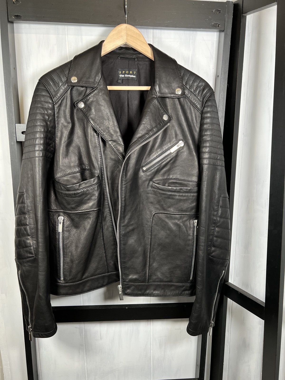 The Kooples Heavy Moto Jacket, New & Unique! Size US L / EU 52-54 / 3 - 1 Thumbnail