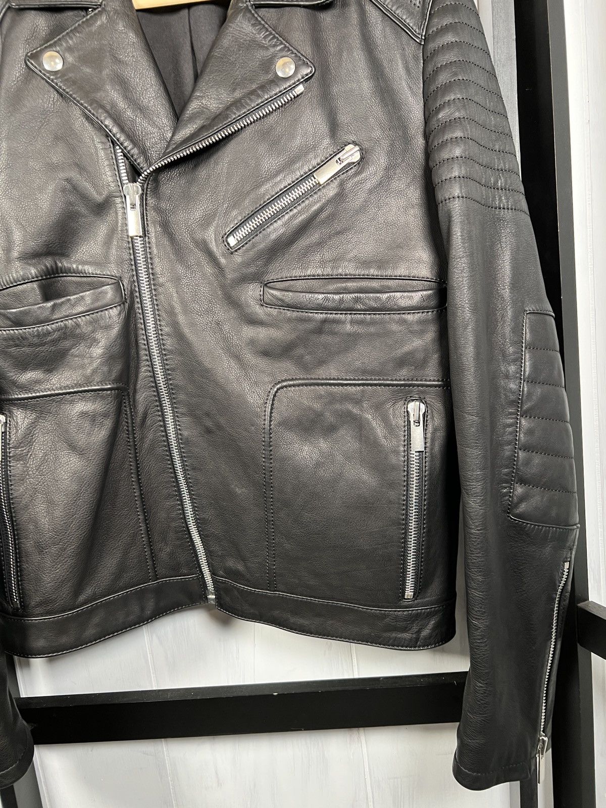 The Kooples Heavy Moto Jacket, New & Unique! Size US L / EU 52-54 / 3 - 10 Thumbnail
