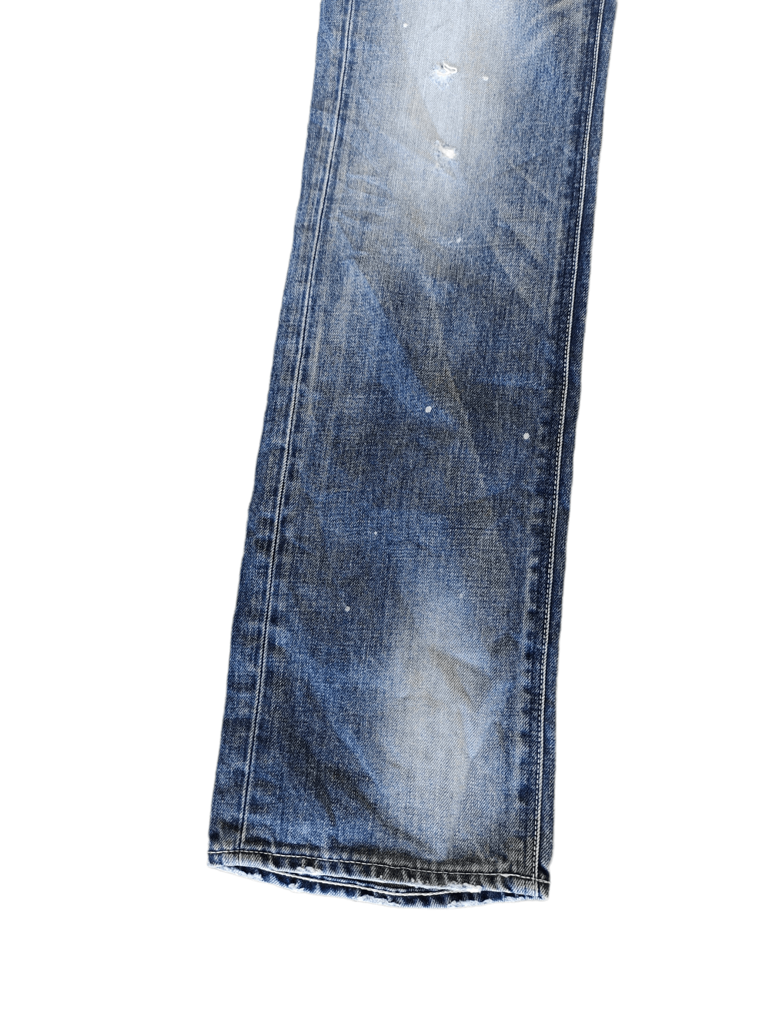 Hysteric Glamour × Undercover Japanese Brand MURDER LICENSE Painted Distress Denim Jeans Size US 30 / EU 46 - 11 Thumbnail