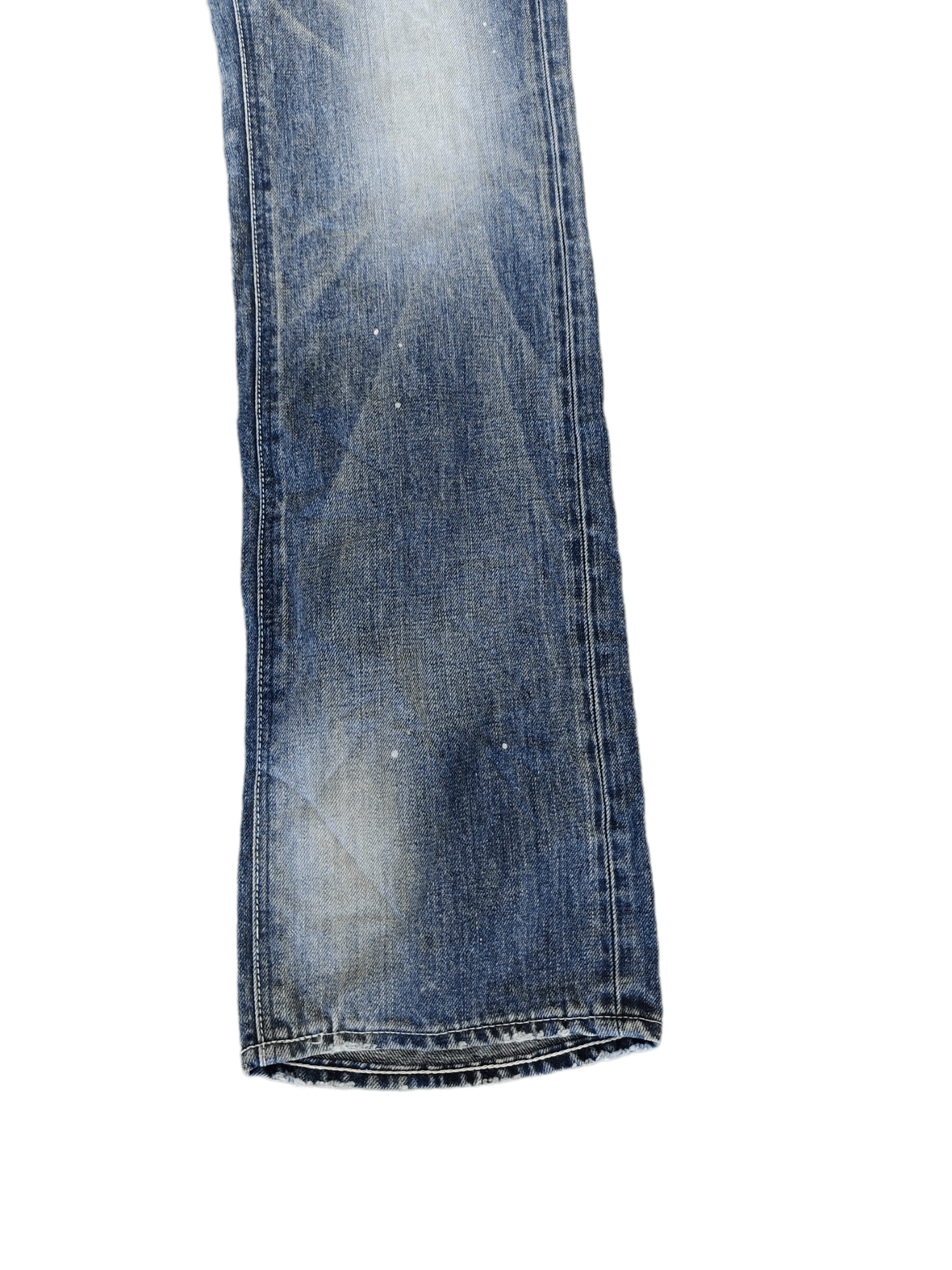 Hysteric Glamour × Undercover Japanese Brand MURDER LICENSE Painted Distress Denim Jeans Size US 30 / EU 46 - 10 Thumbnail