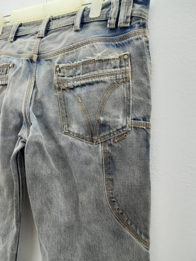 Dolce & Gabbana Dolce & Gabbana Distressed Denim Size US 33 - 12 Thumbnail