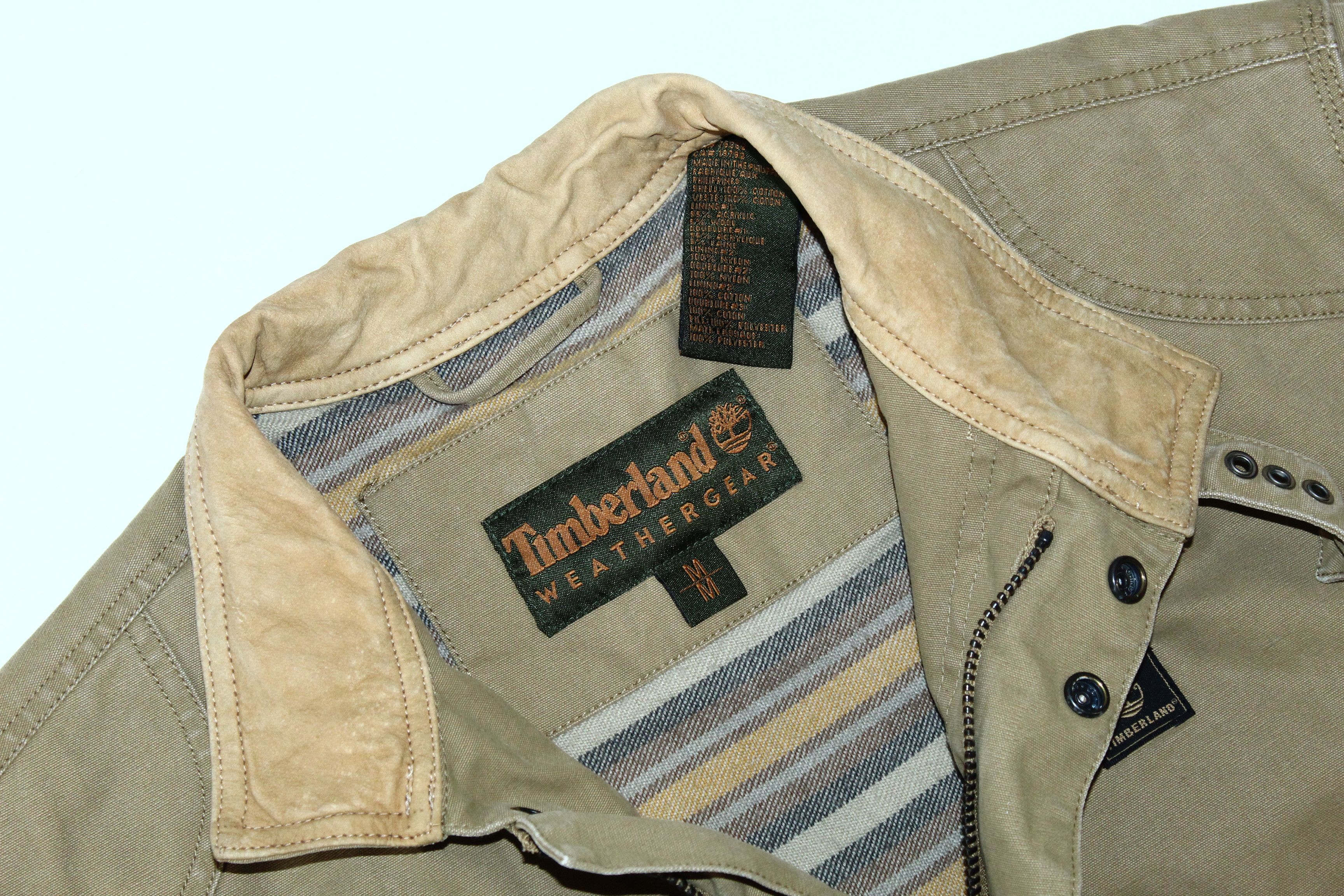 Stussy × Timberland 🔥 VTG 🔥 Timberland Canvas Denim Wool Lined Western Jacket Size US L / EU 52-54 / 3 - 7 Thumbnail