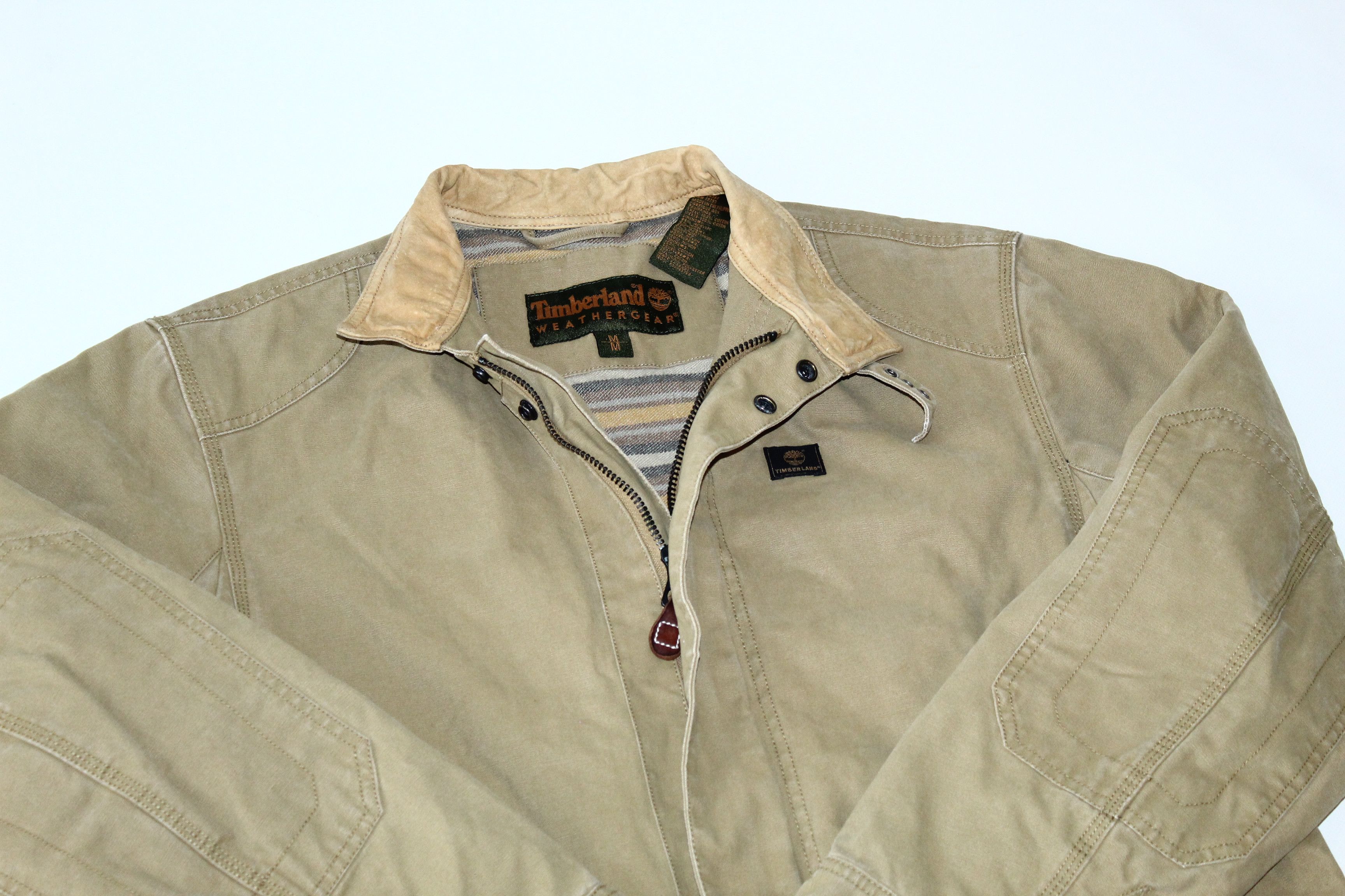 Stussy × Timberland 🔥 VTG 🔥 Timberland Canvas Denim Wool Lined Western Jacket Size US L / EU 52-54 / 3 - 6 Thumbnail