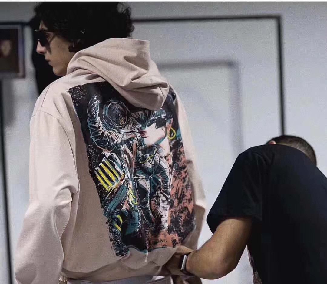 Ih Nom Uh Nit ih nom uh nit Astro Print Oversized Hoodie in Pink Size US M / EU 48-50 / 2 - 3 Thumbnail