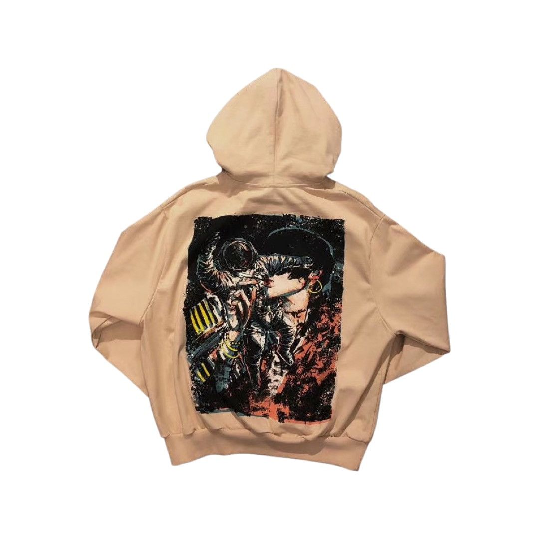 Ih Nom Uh Nit ih nom uh nit Astro Print Oversized Hoodie in Pink Size US M / EU 48-50 / 2 - 1 Thumbnail