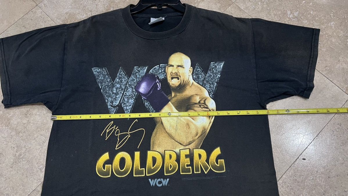 Vintage × WCW/nWo WCW Goldberg tee size Large Tultex Tag Size US L / EU 52-54 / 3 - 7 Thumbnail