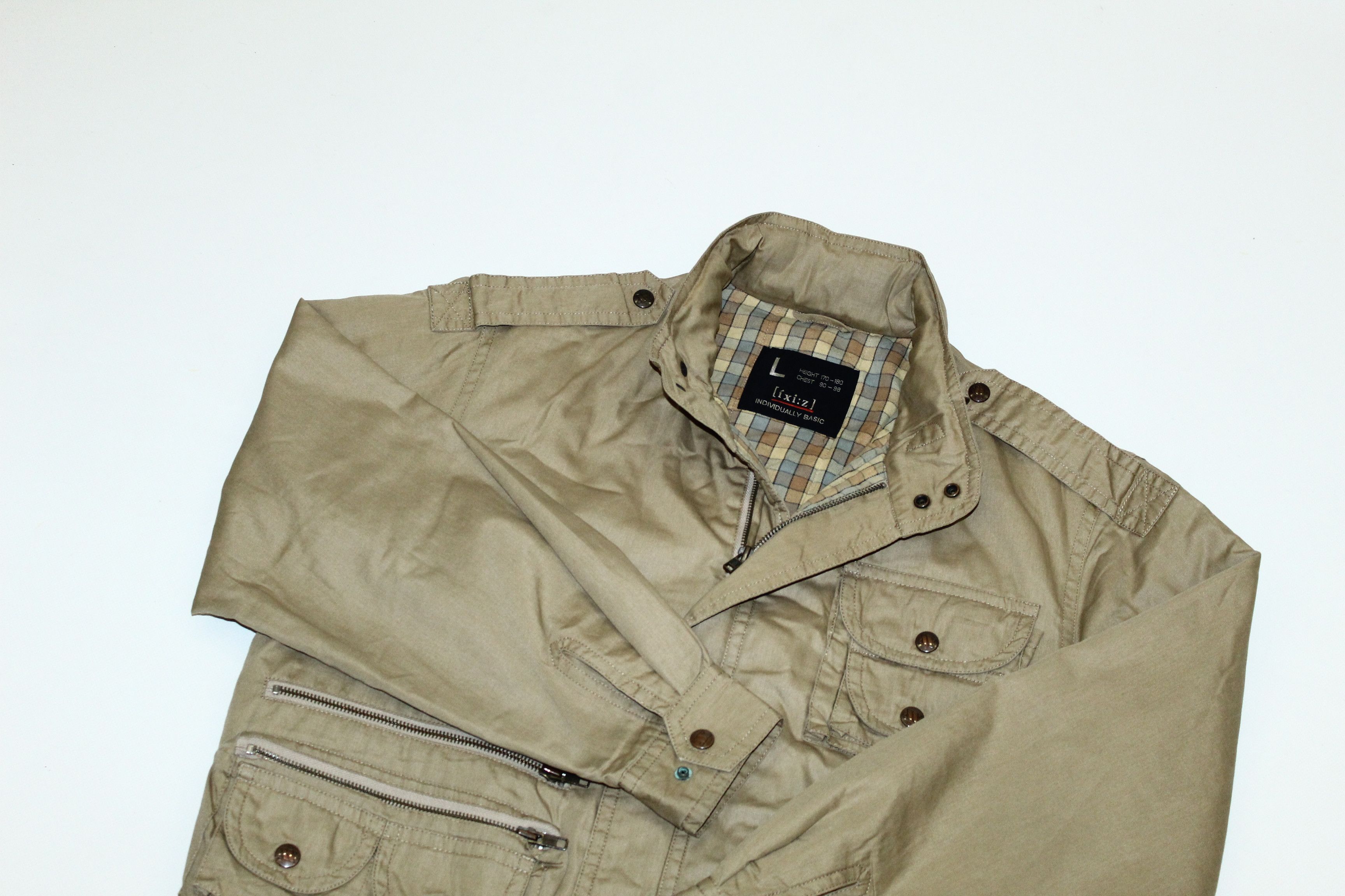 Japanese Brand VTG IX:IZ Multipocket Utility Cargo Tactical Bondage Bomber Size US L / EU 52-54 / 3 - 2 Thumbnail