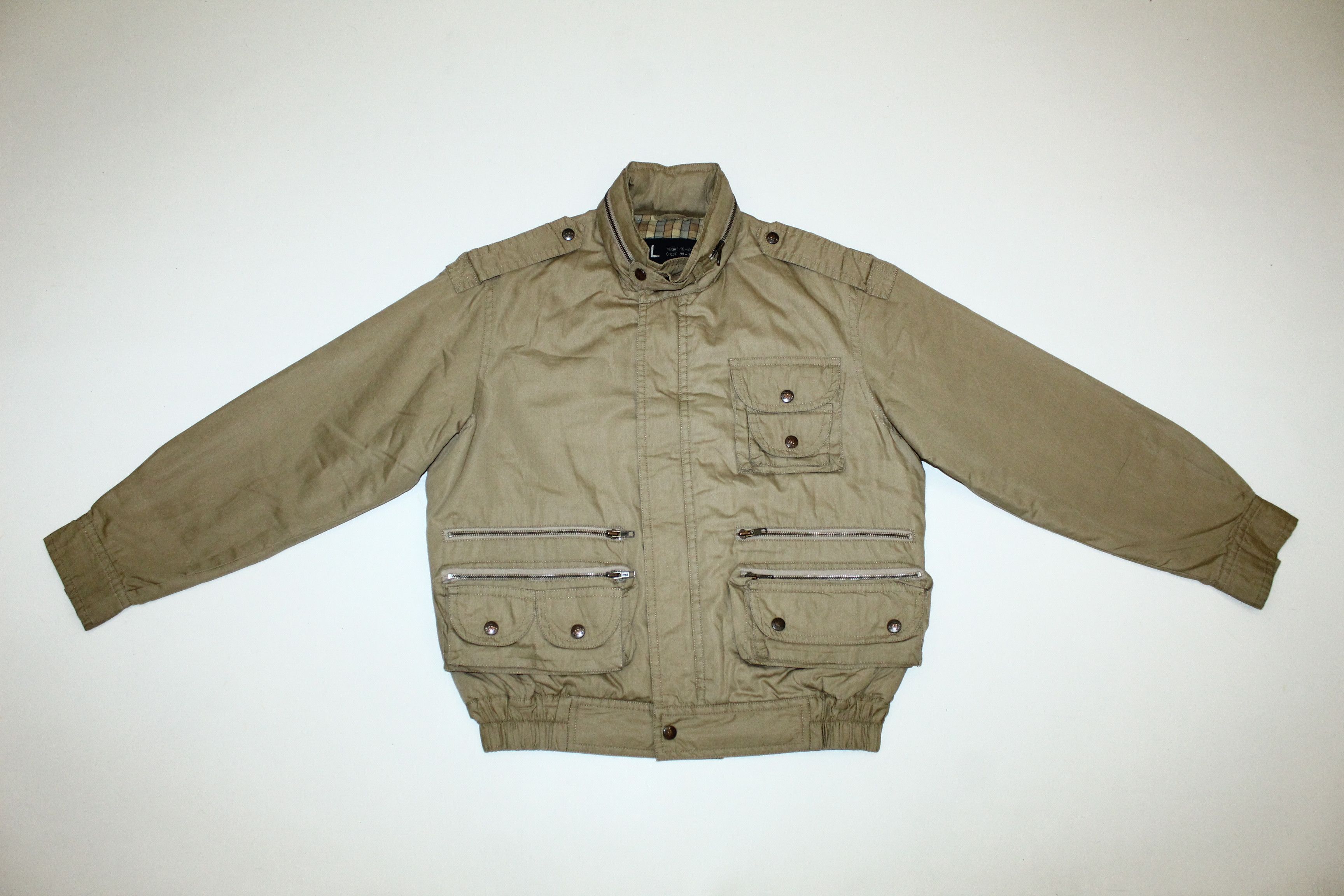 Japanese Brand VTG IX:IZ Multipocket Utility Cargo Tactical Bondage Bomber Size US L / EU 52-54 / 3 - 8 Thumbnail