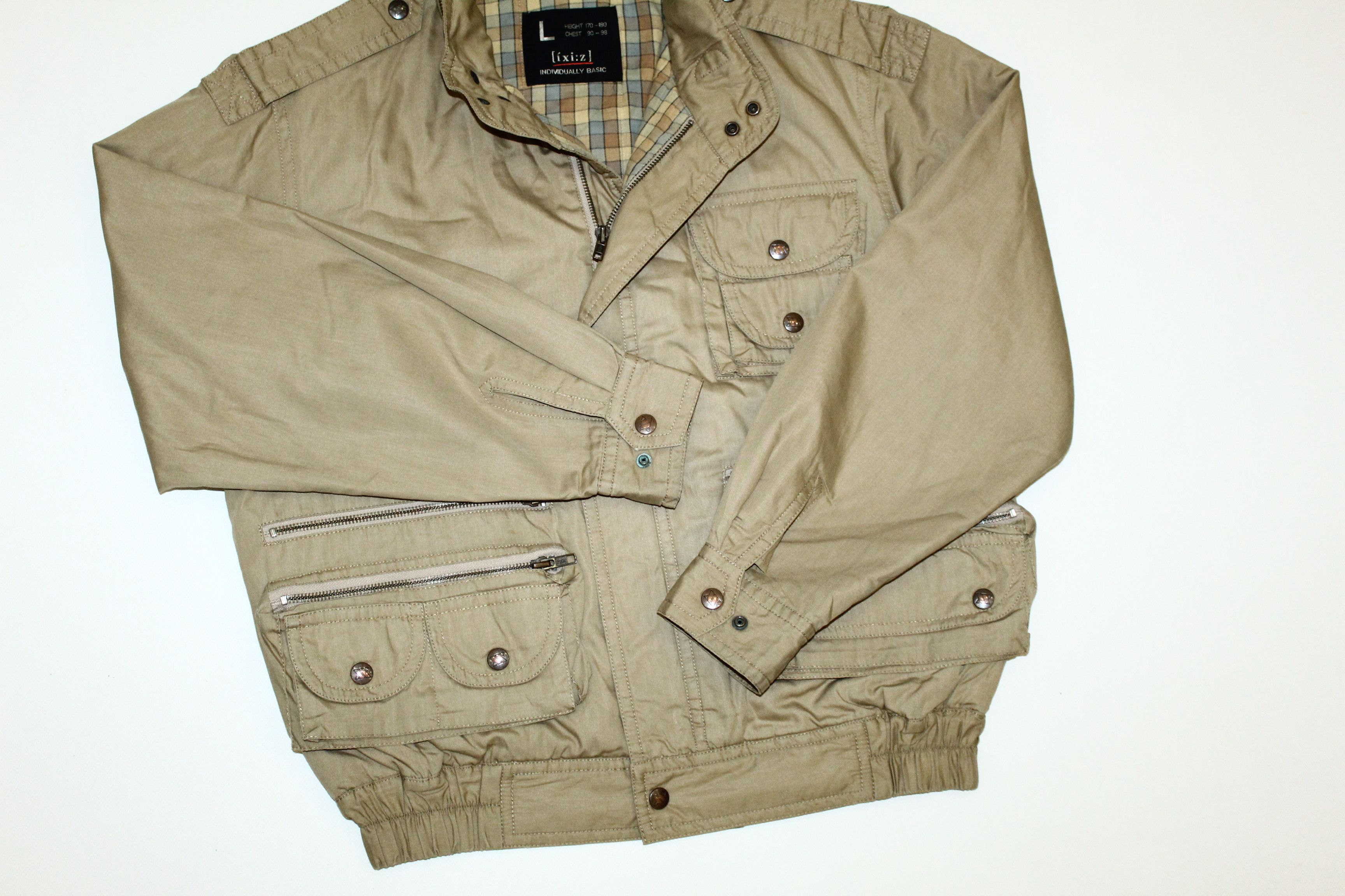 Japanese Brand VTG IX:IZ Multipocket Utility Cargo Tactical Bondage Bomber Size US L / EU 52-54 / 3 - 3 Thumbnail