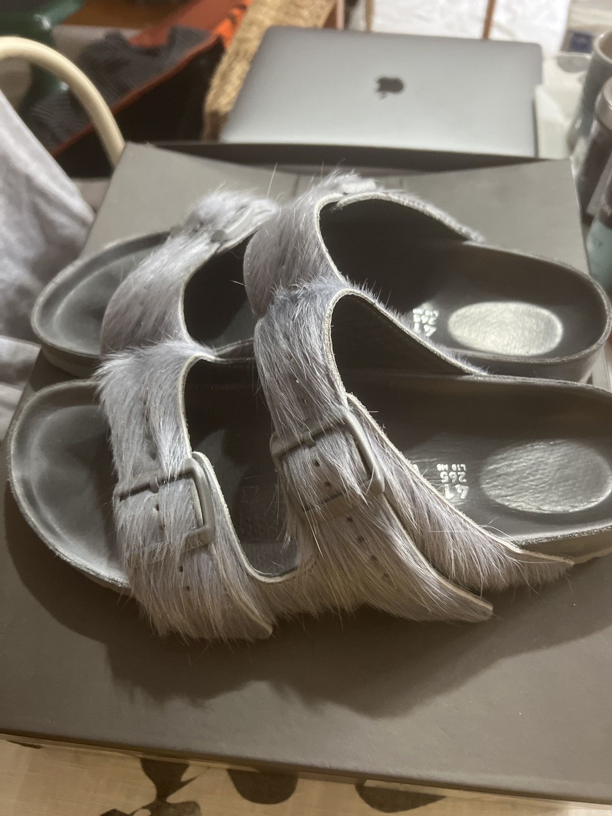 Rick Owens Rick Owen Arizona Birkenstock Pony Hair Grailed