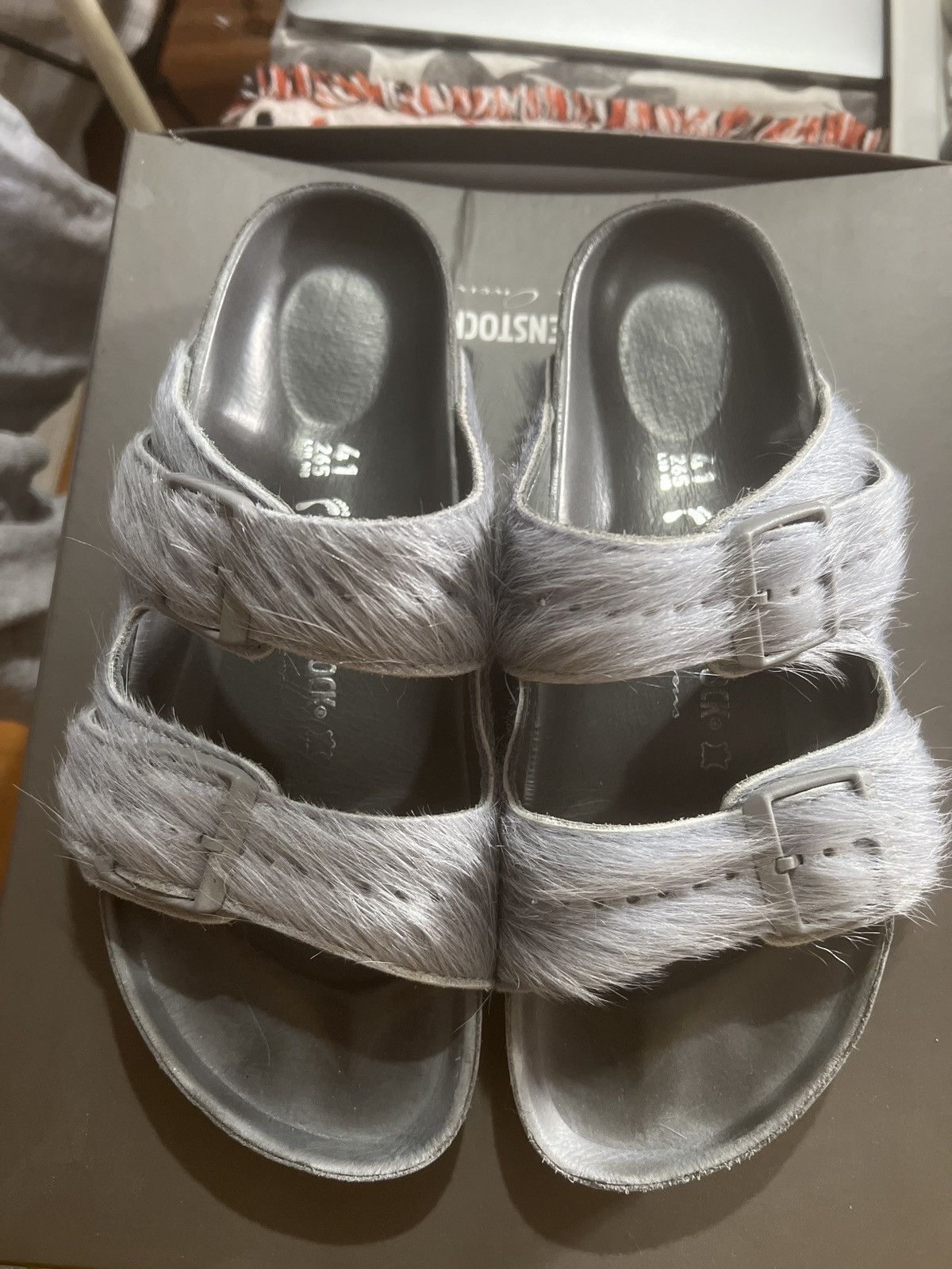 Rick Owens Rick Owen Arizona Birkenstock Pony Hair Grailed