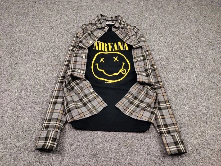 Flannel Vintage Flannel Shirt Travis Scott Style Size US M / EU 48-50 / 2 - 2 Thumbnail