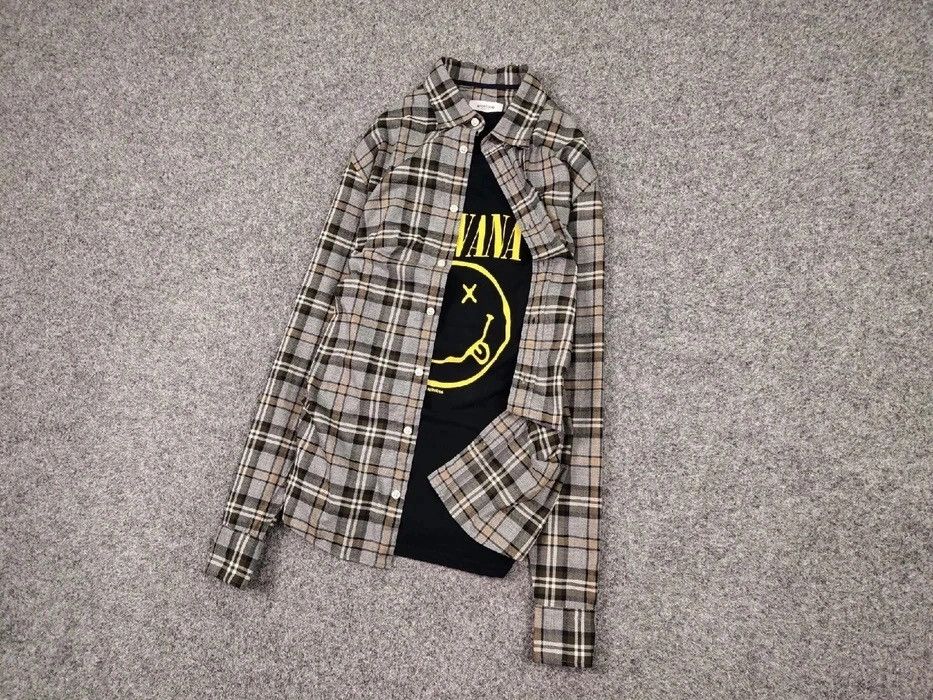 Flannel Vintage Flannel Shirt Travis Scott Style Size US M / EU 48-50 / 2 - 7 Thumbnail
