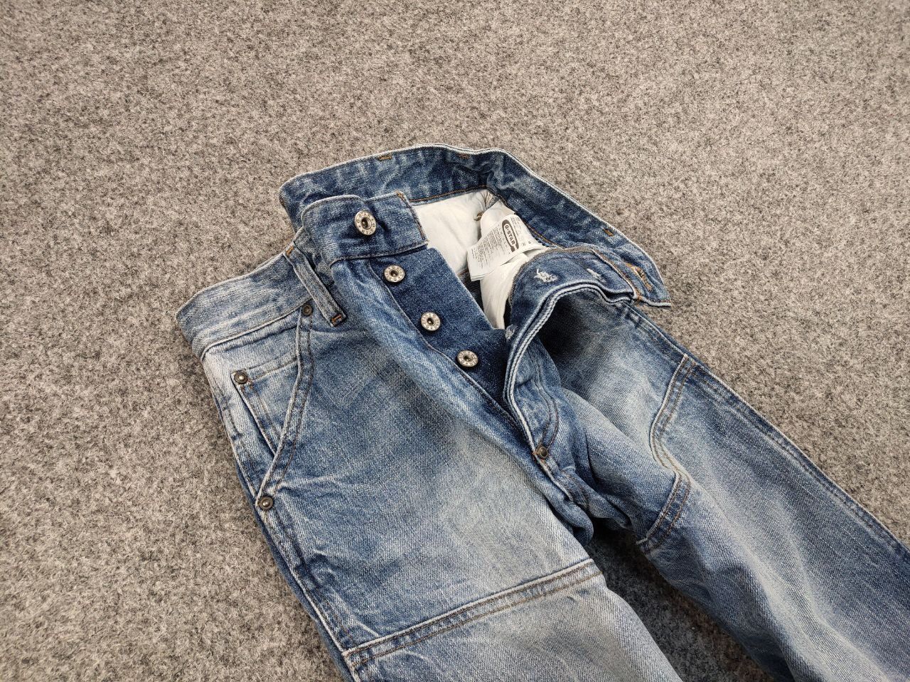 G-Star Vintage G Star Raw 5620 3d Loose Washed Blue Denim Jeans Size US 28 / EU 44 - 12 Thumbnail