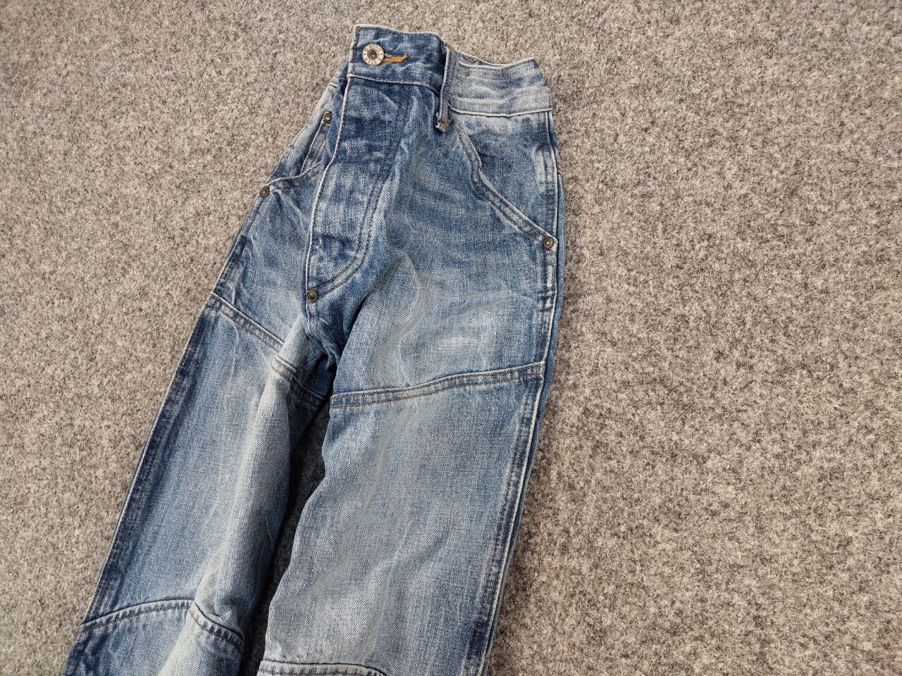 G-Star Vintage G Star Raw 5620 3d Loose Washed Blue Denim Jeans Size US 28 / EU 44 - 4 Thumbnail