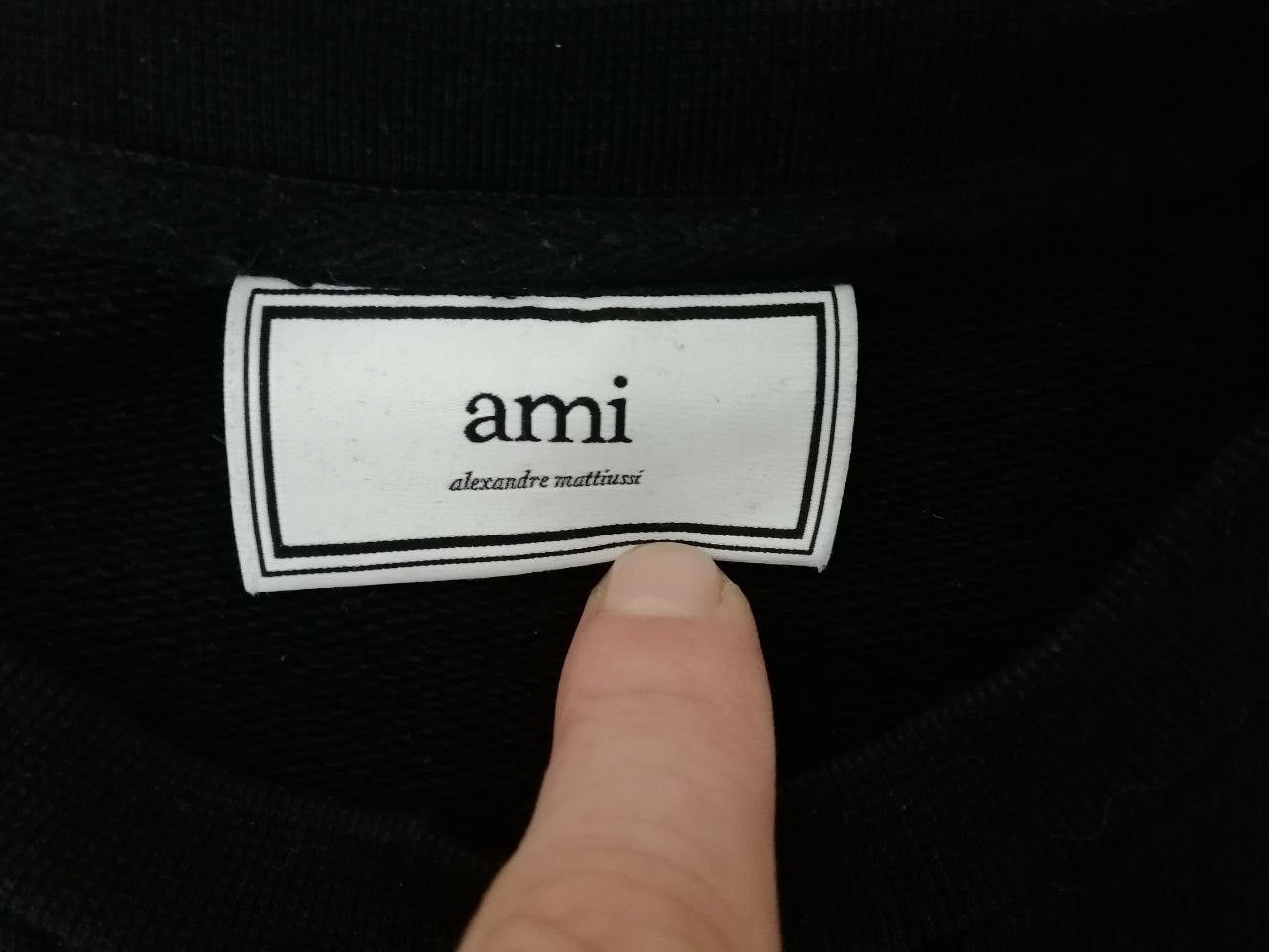 AMI Ami by Alexandre Mattiussi Big Embroidered Logo Crewneck Size US S / EU 44-46 / 1 - 3 Thumbnail