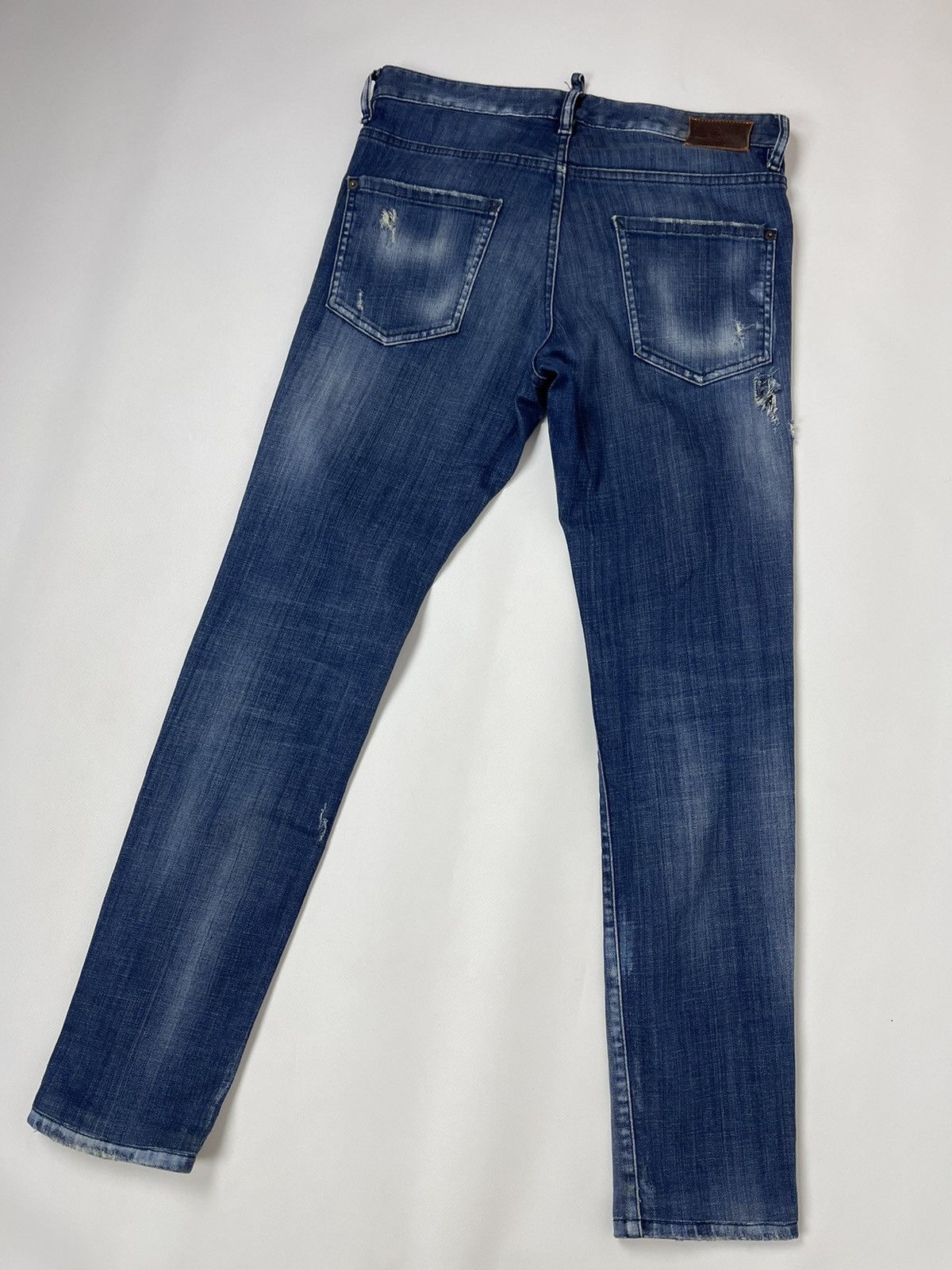 Dsquared2 Dsquared vintage blue faded distressed denim jeans Italy Size US 30 / EU 46 - 4 Thumbnail