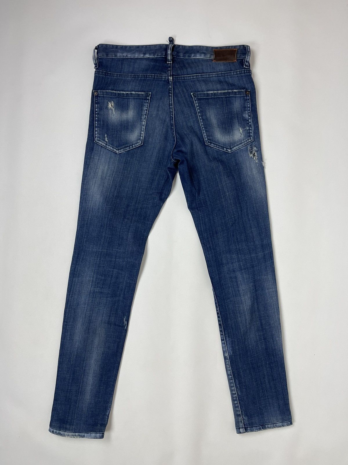 Dsquared2 Dsquared vintage blue faded distressed denim jeans Italy Size US 30 / EU 46 - 3 Thumbnail