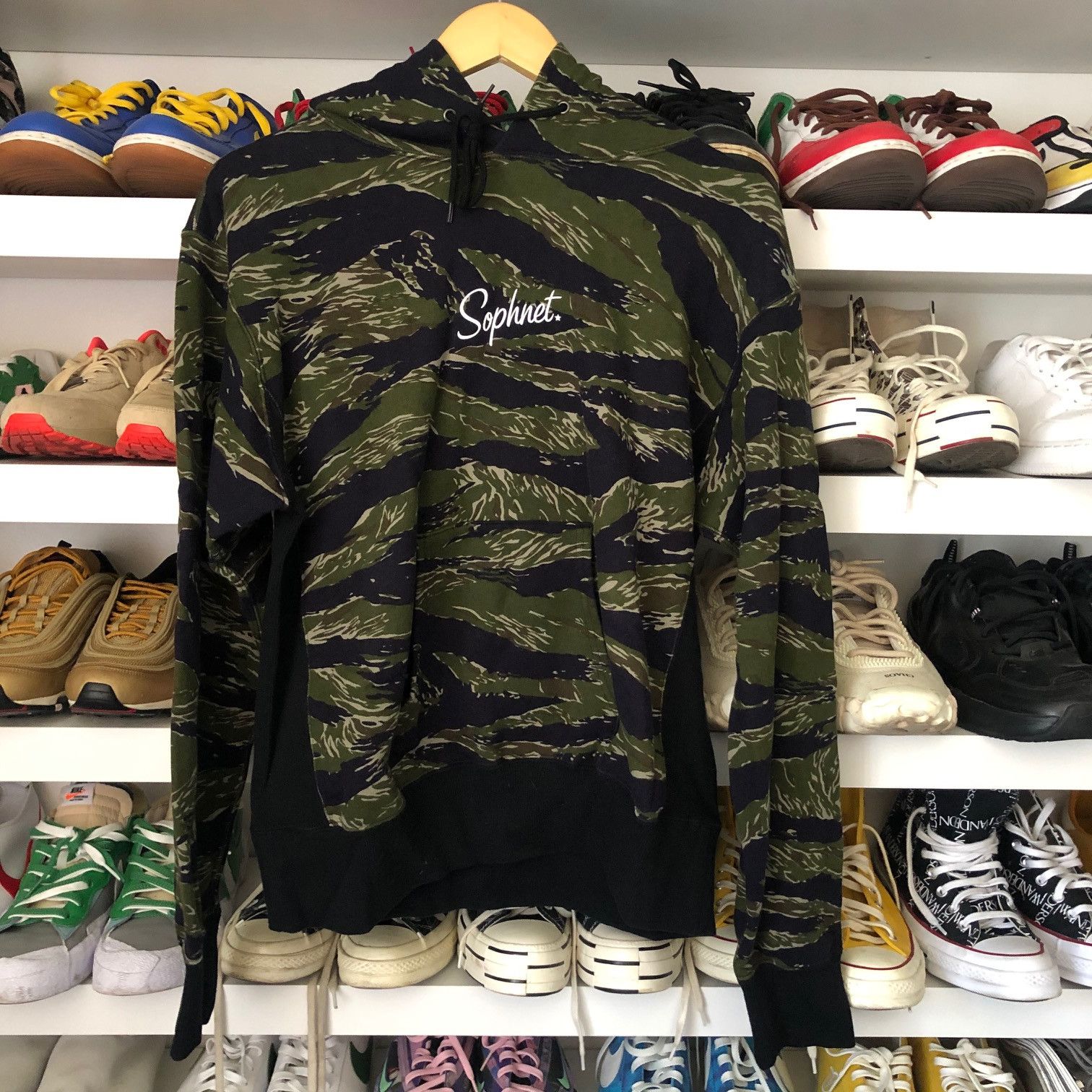 Sophnet. SOPHNET Panther Country Camo Pullover Hoody Size US S / EU 44-46 / 1 - 1 Thumbnail